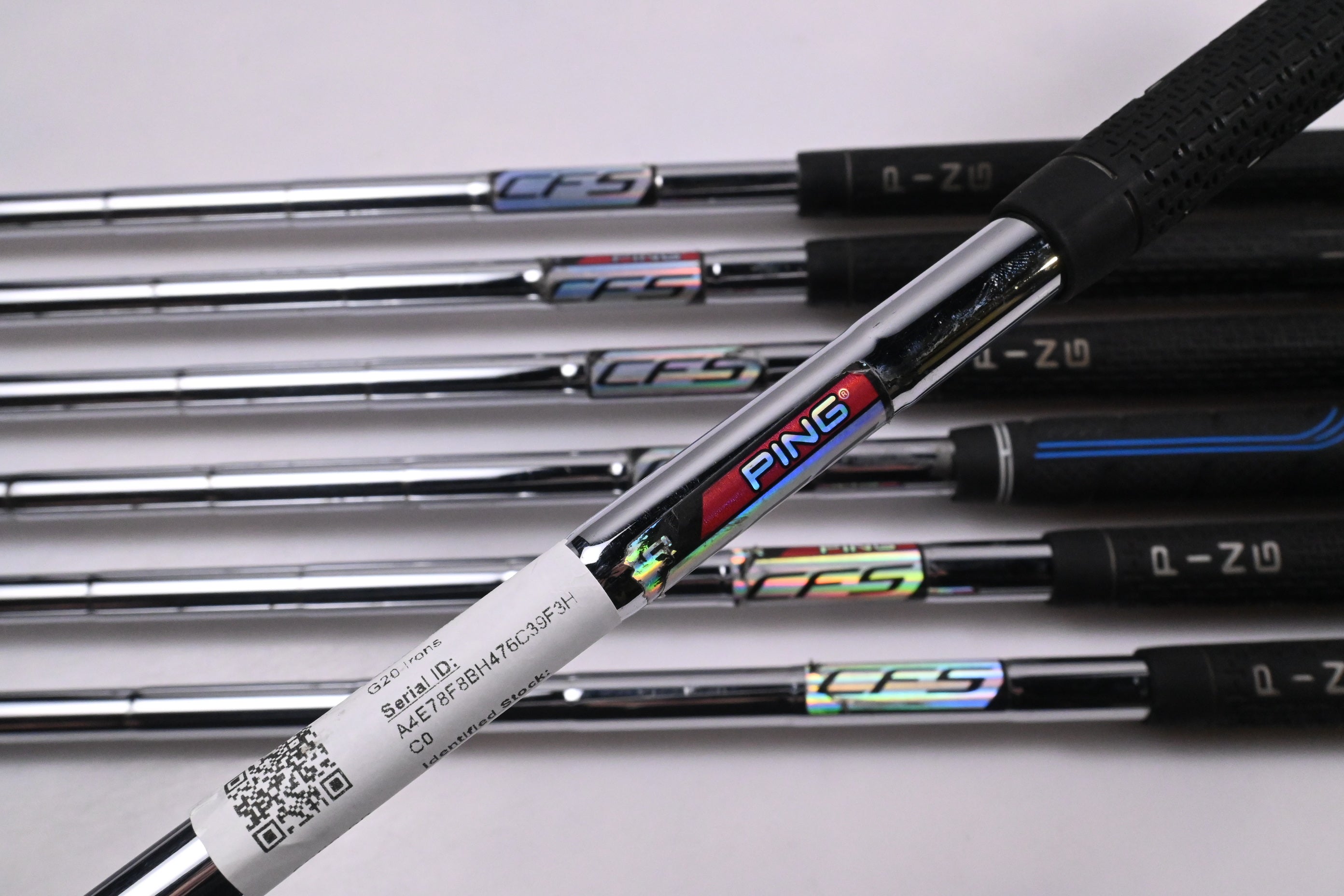 Ping G20 Irons / 4-PW / Black Dot / Regular Flex Ping CFS Shafts