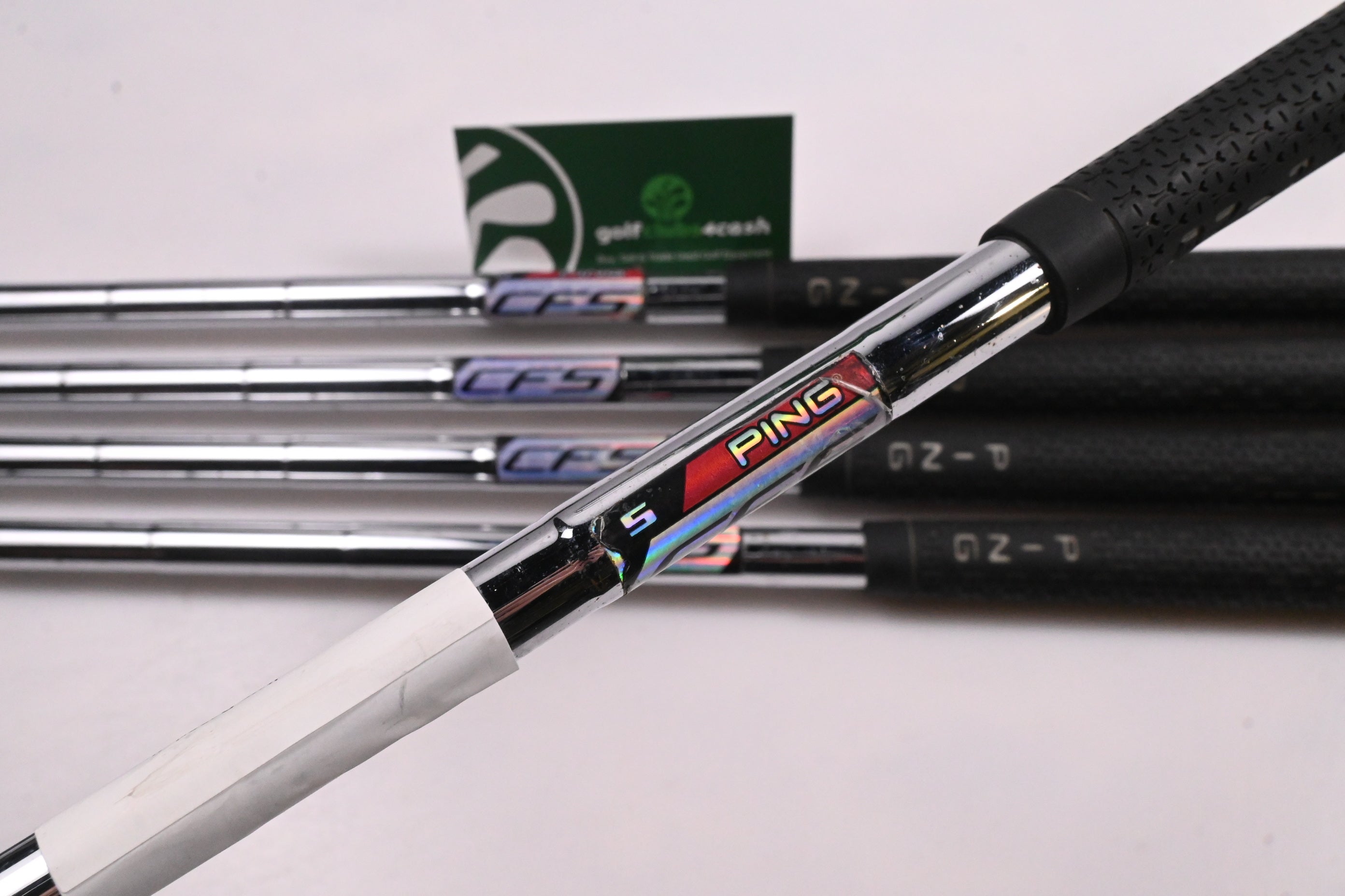 Ping G25 Irons / 7+PW + LW / Orange Dot / Stiff Flex Ping CFS Shafts