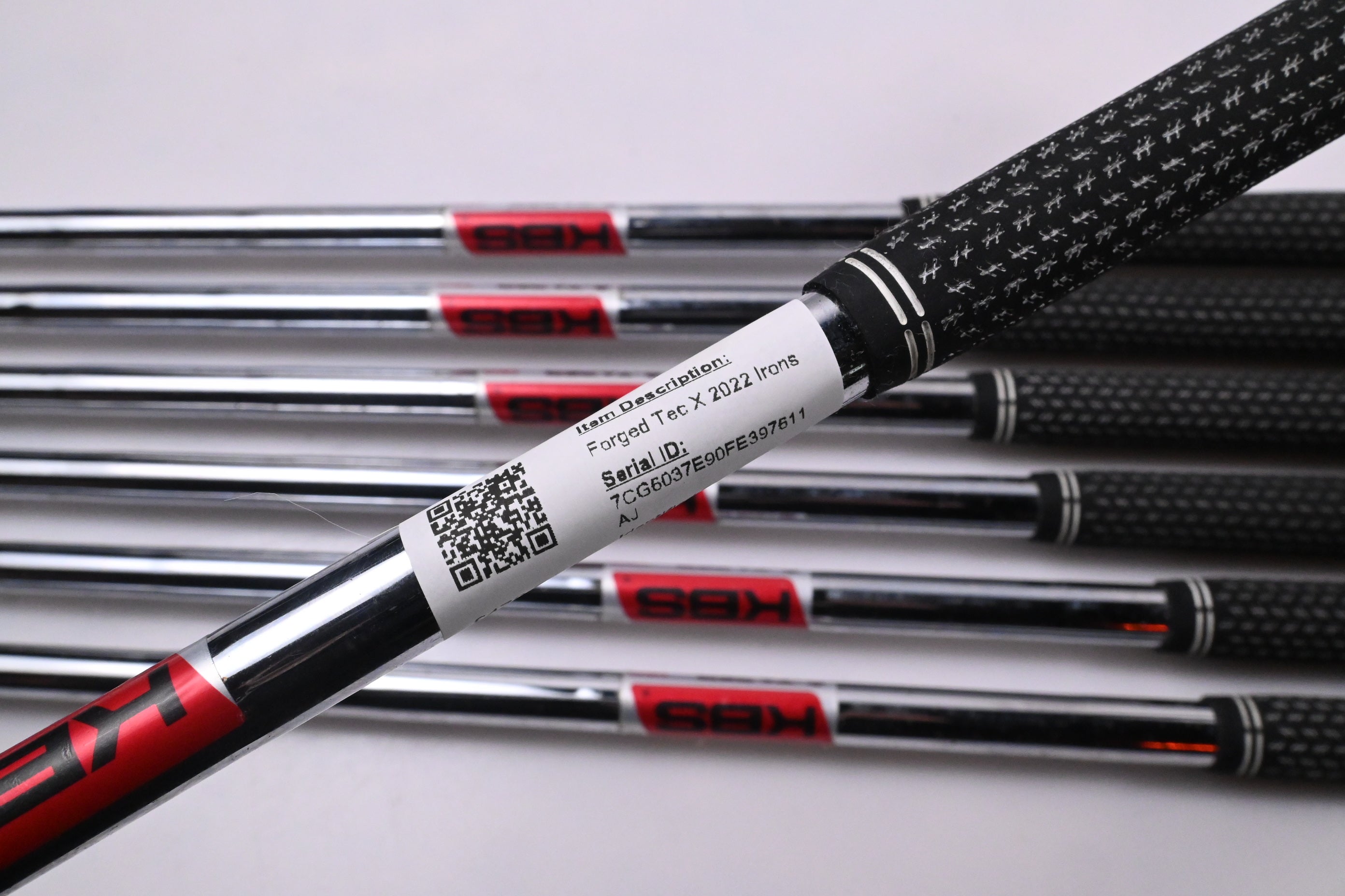 Cobra Forged Tec X 2022 Irons / 4-PW / Stiff Flex KBS $-Taper 120 Shafts