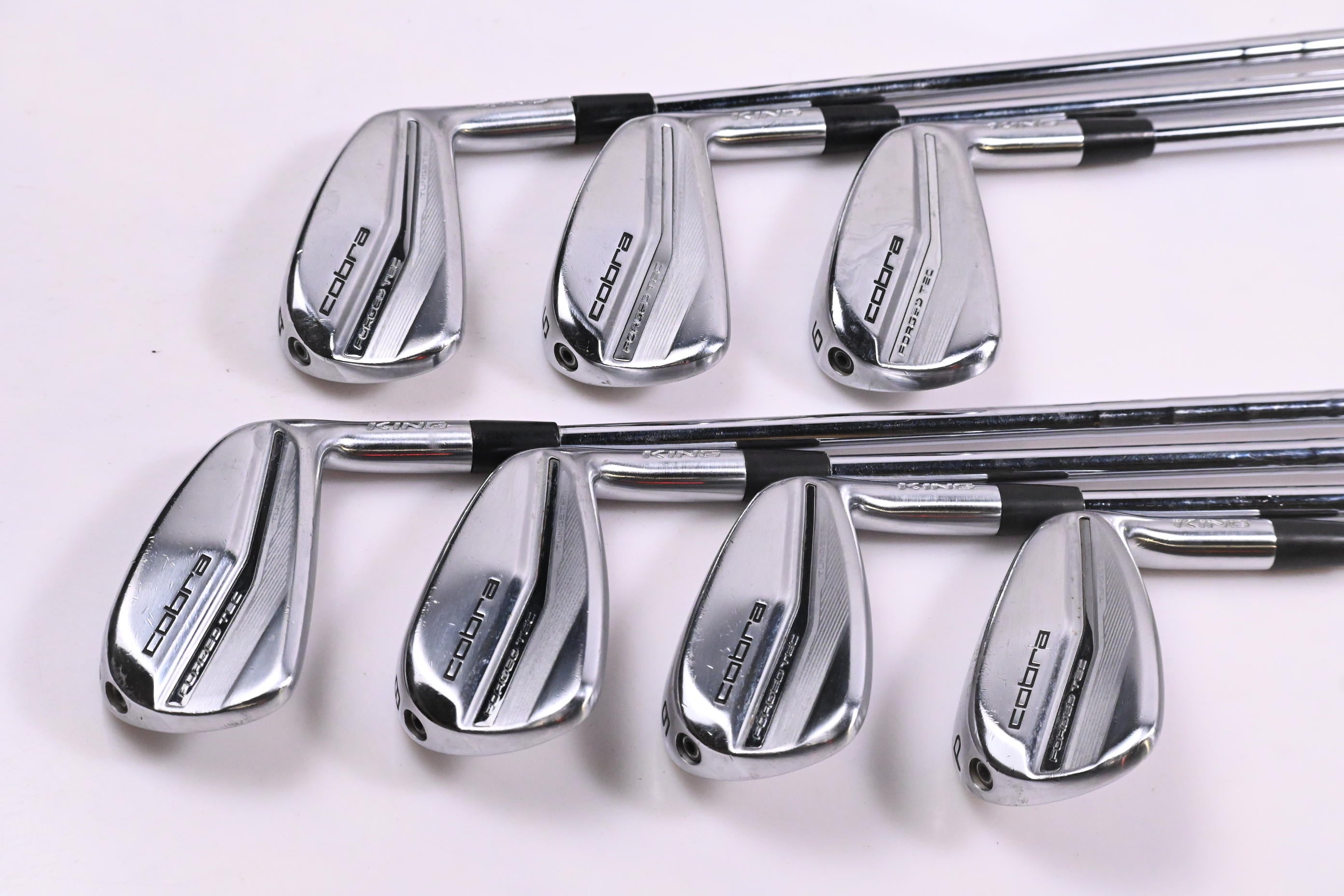 Cobra Forged Tec 2022 Irons / 4-PW / Stiff Flex KBS Tour 90 Shafts