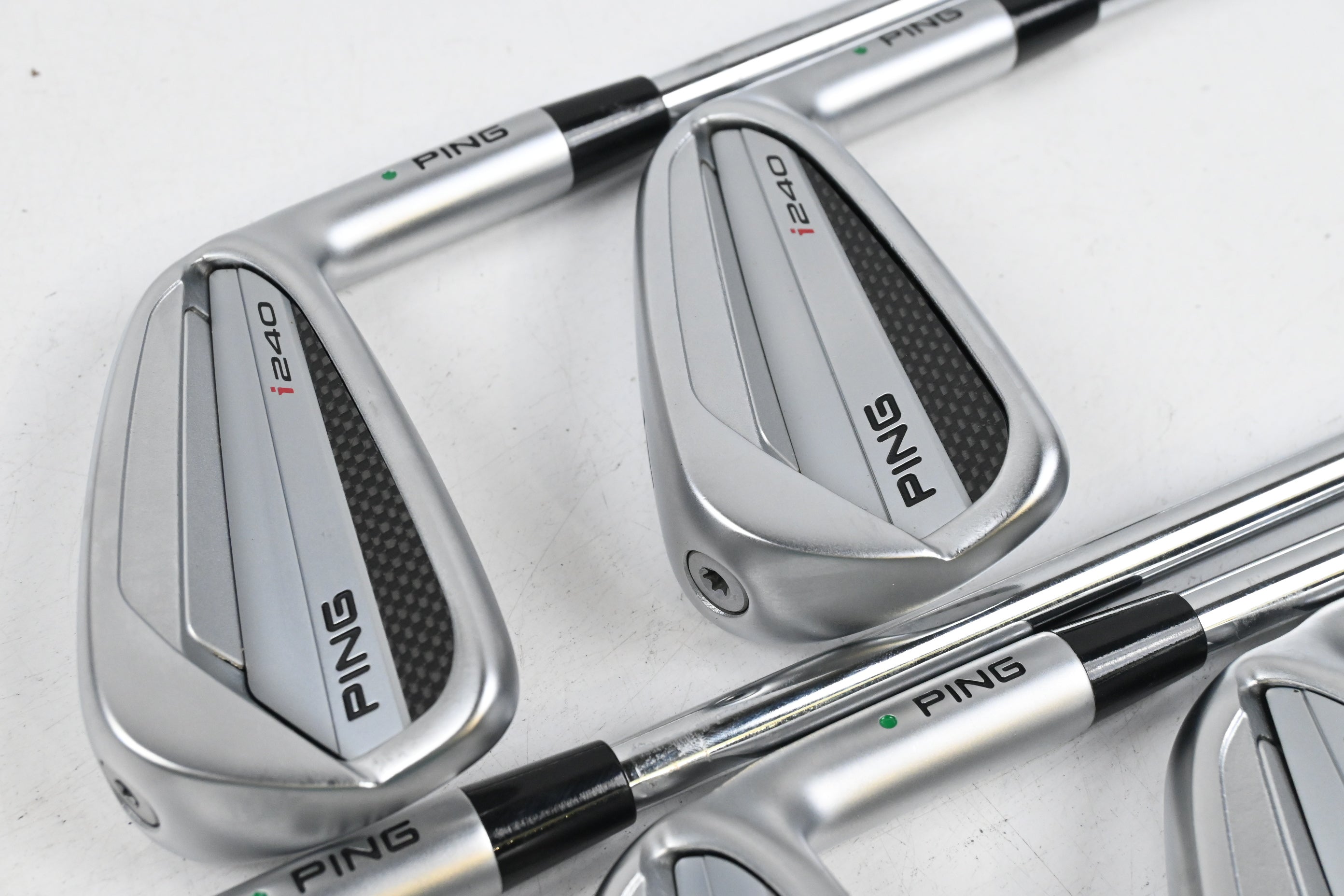 Ping I240 Irons / 6-PW / Green Dot / Regular Flex Dynamic Gold Mid 100 R300 Shafts