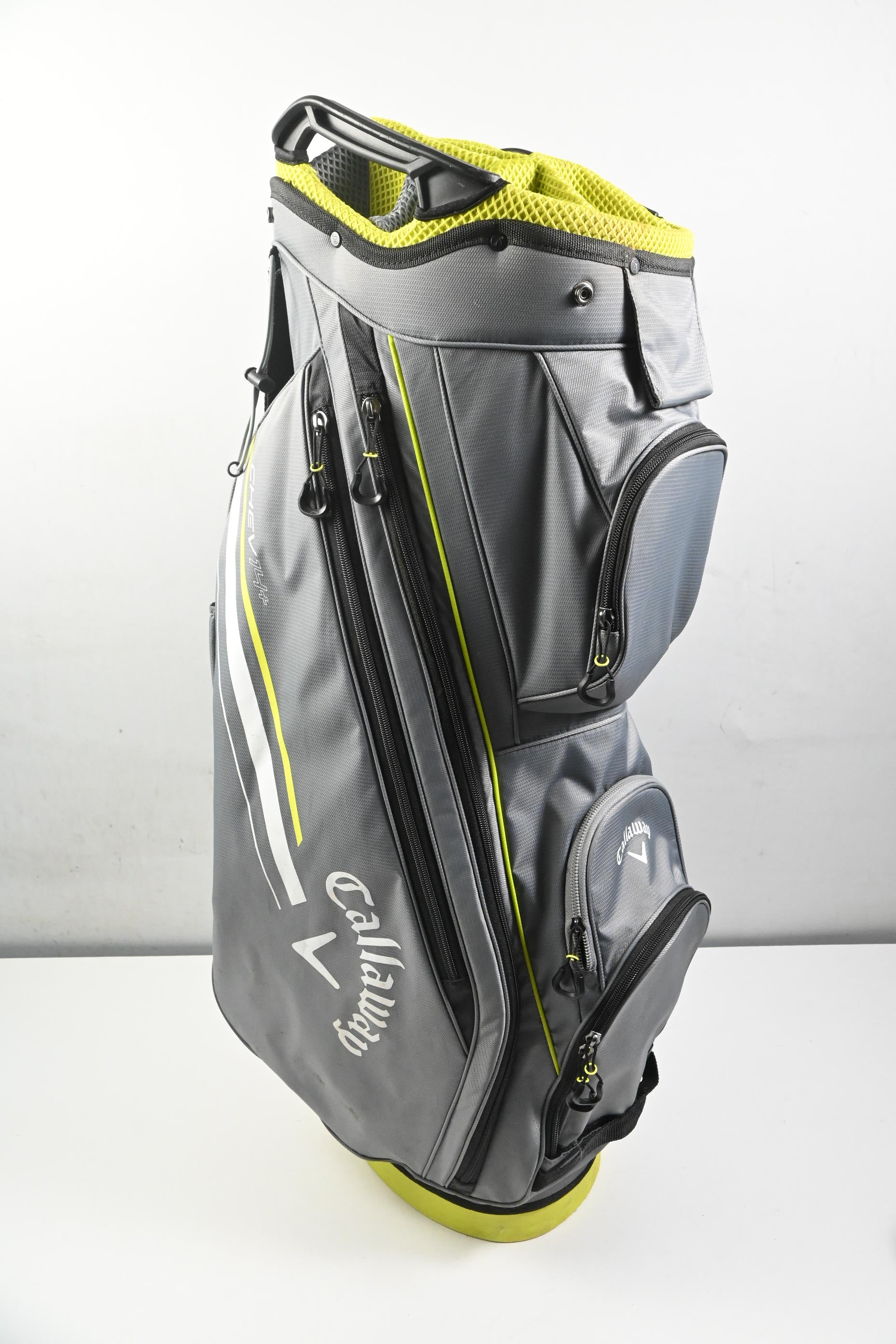 Callaway Chev 14+ Cart Bag / 14-Way Divider / Grey, White & Yellow