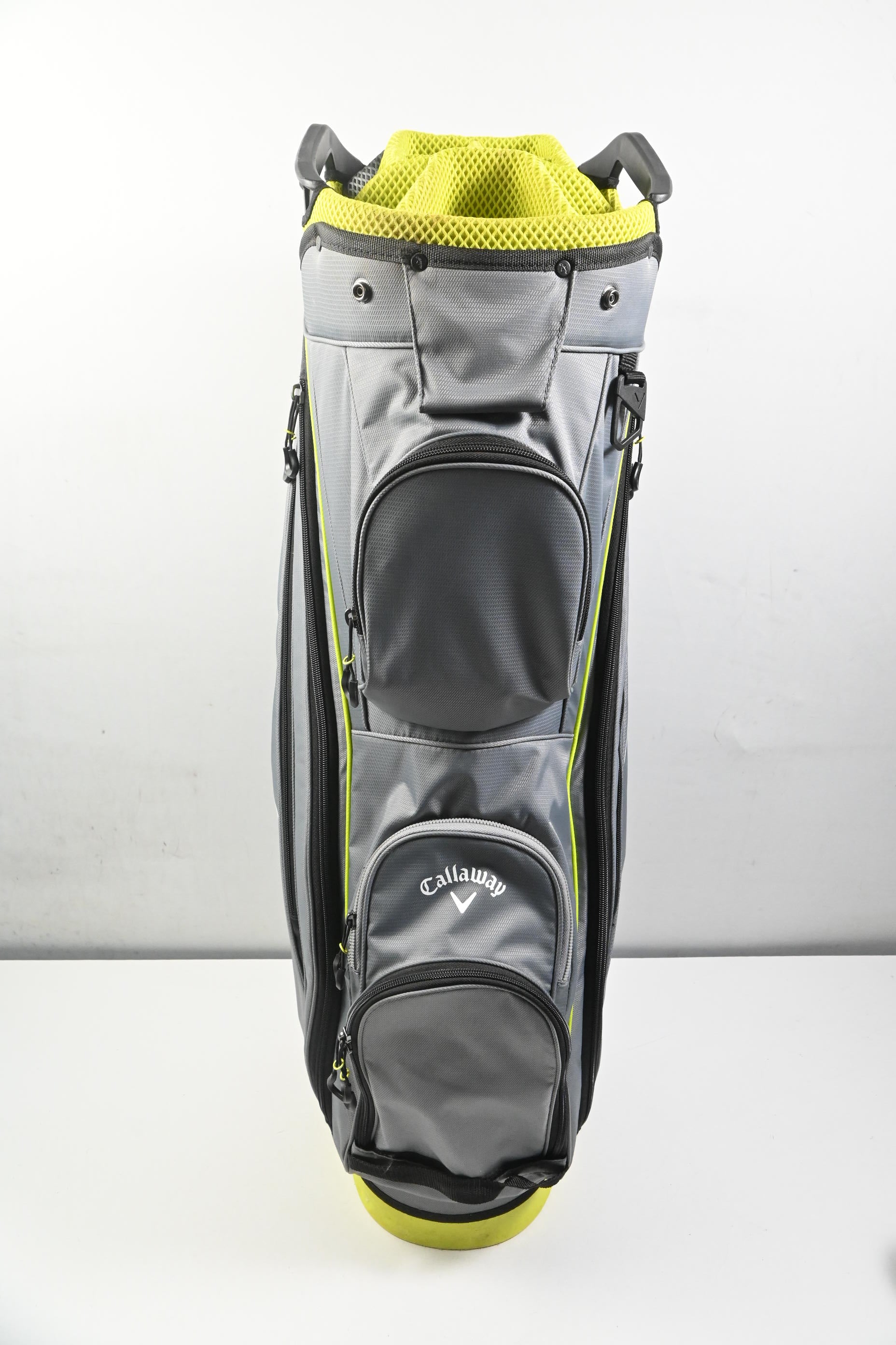 Callaway Chev 14+ Cart Bag / 14-Way Divider / Grey, White & Yellow