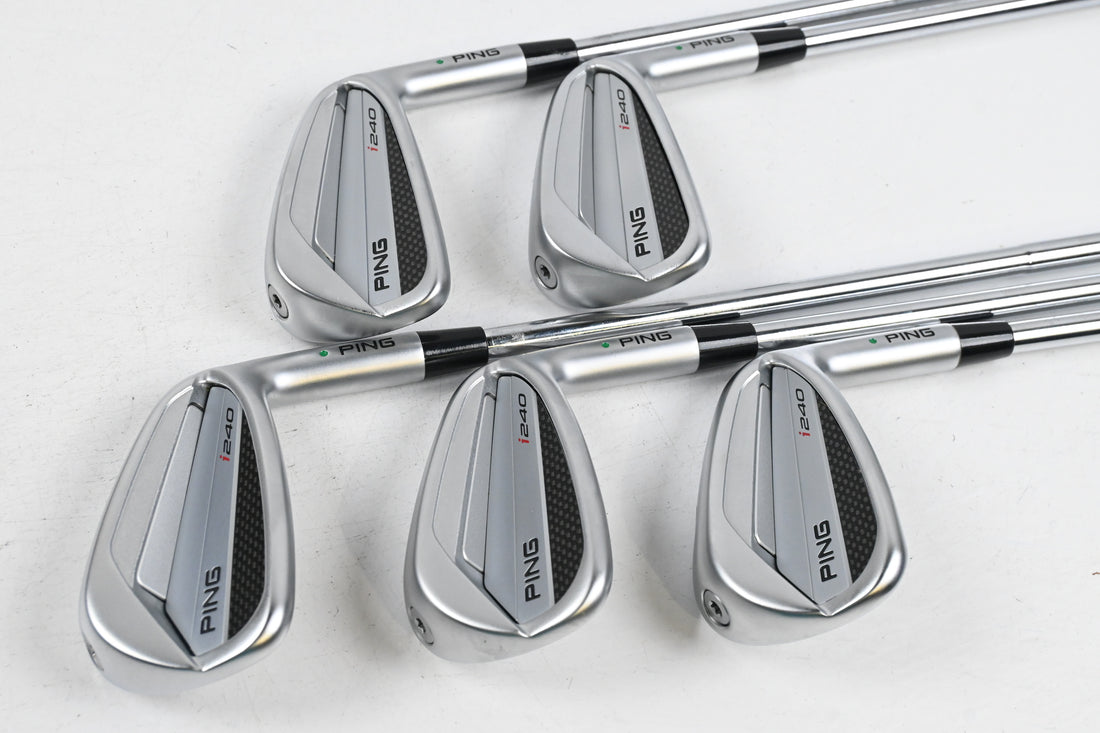Ping I240 Irons / 6-PW / Green Dot / Regular Flex Dynamic Gold Mid 100 R300 Shafts