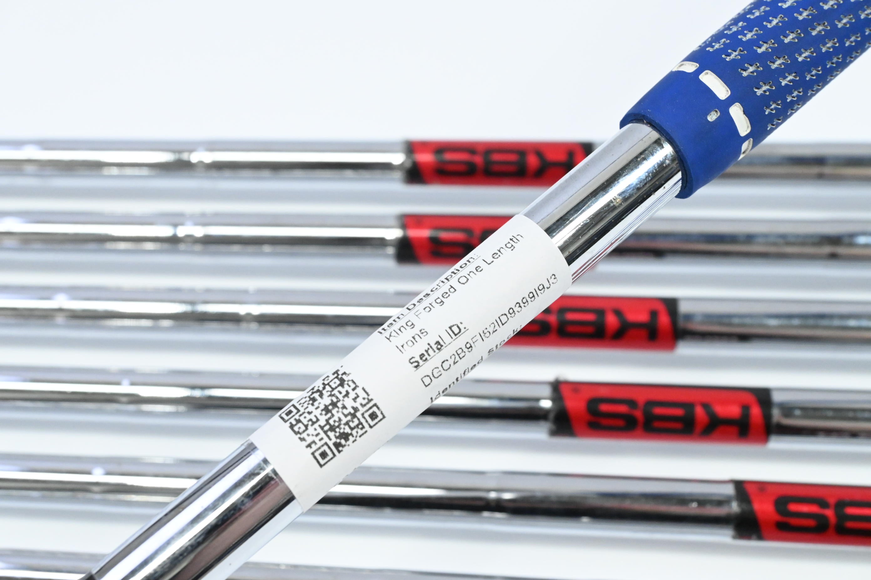 Cobra King Forged One Length Irons / 4-PW / Stiff Flex KBS Tour FLT 120 Shaft