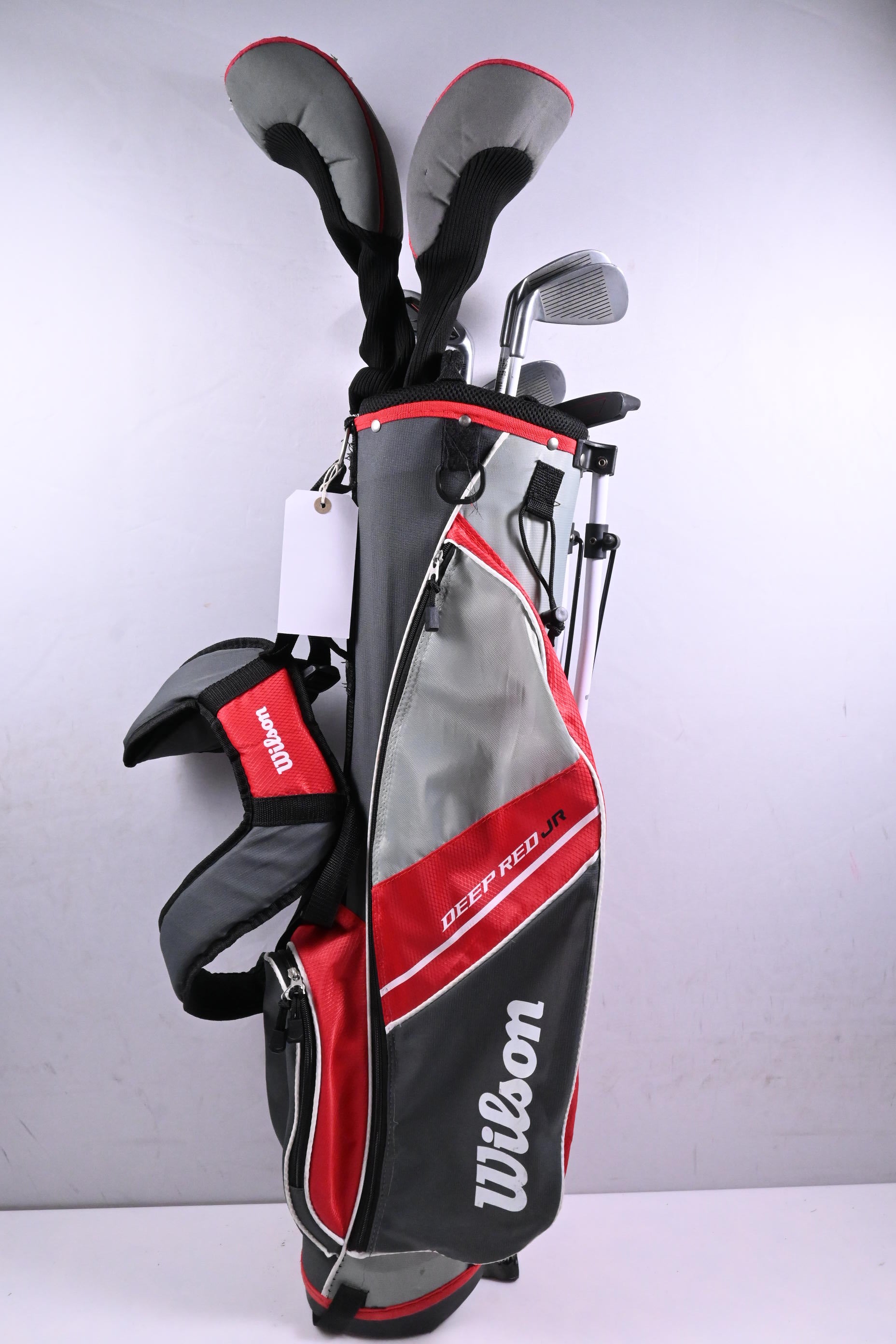 Junior Wilson Deep Red Package Set / Woods, Irons, Putter, Bag