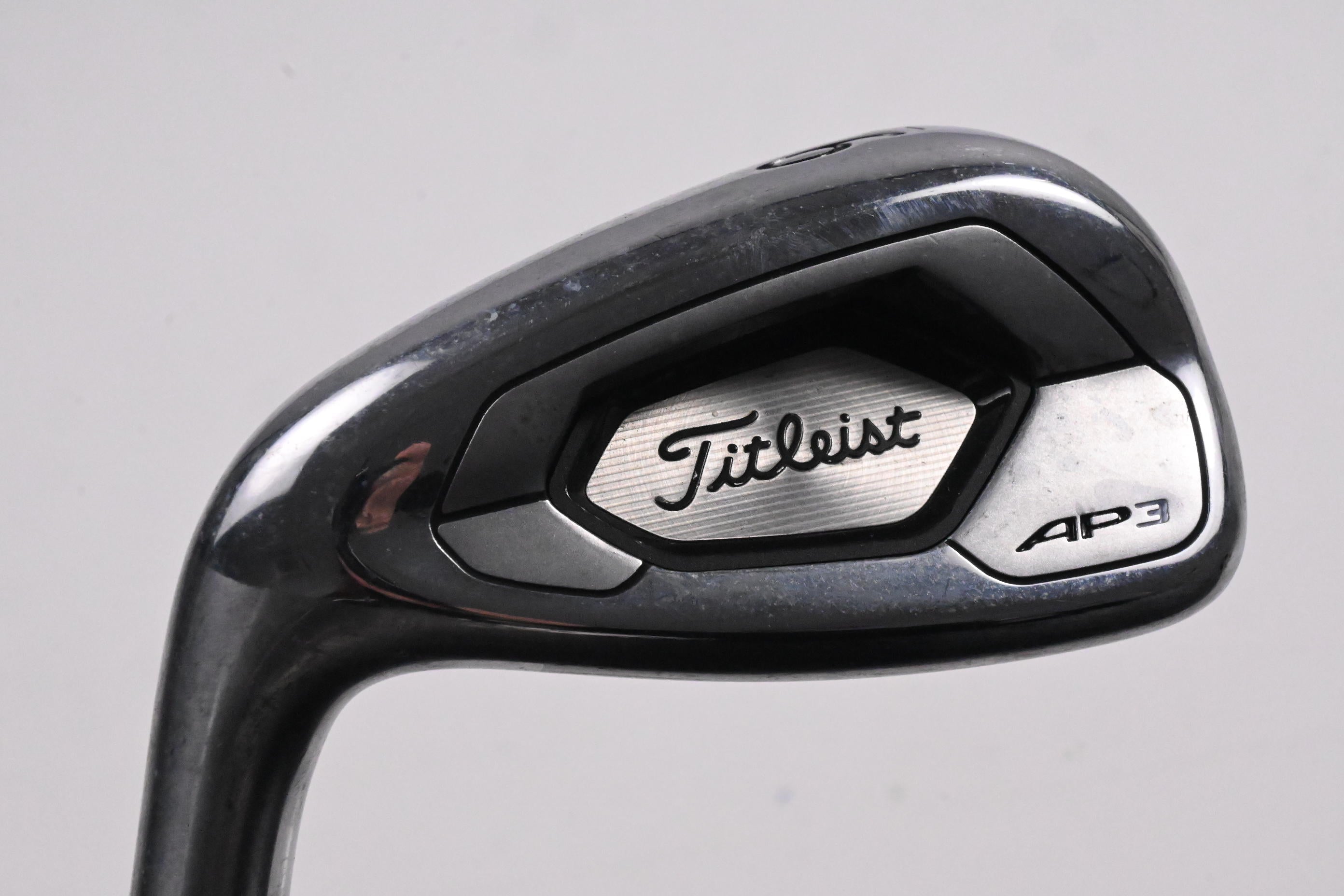 Left Hand Titleist 718 AP3 #9 Iron / 39 Degree / Stiff Flex AMT Black S300 Shaft