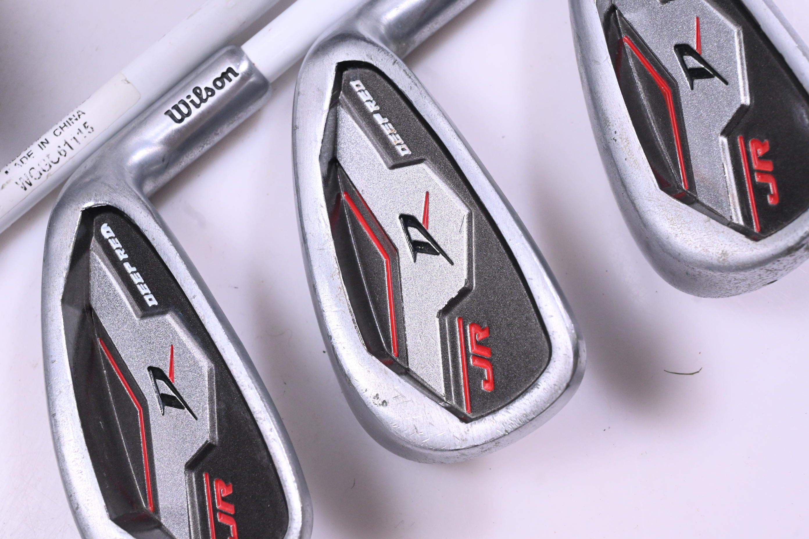 Junior Wilson Deep Red Package Set / Woods, Irons, Putter, Bag