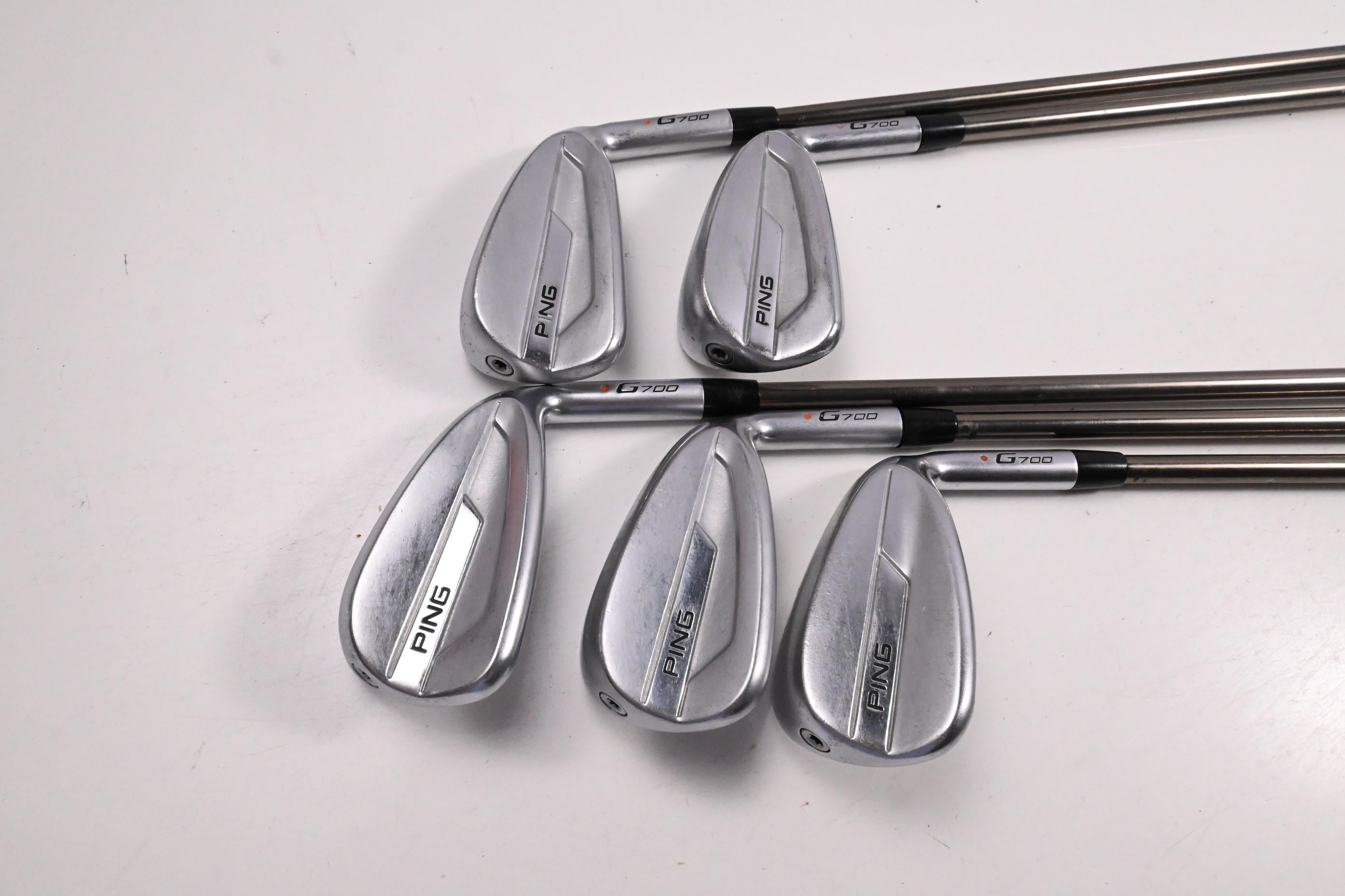 Ping G700 Irons / 6-PW / Orange Dot / Senior Flex UST Recoil ES 760 Shafts