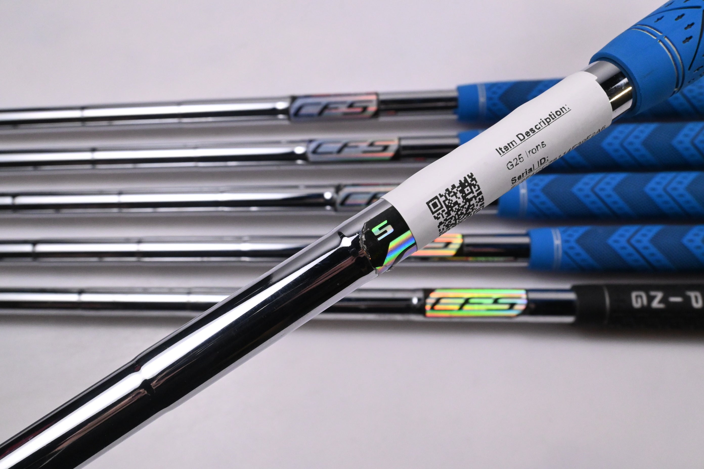 Ping G25 Irons / 5-PW / Green Dot / Stiff Flex Ping CFS Shafts