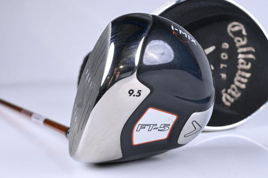 Left Hand Callaway FT-5 Driver / 9.5 Degree / Regular Flex Aldila NVS 65 Shaft