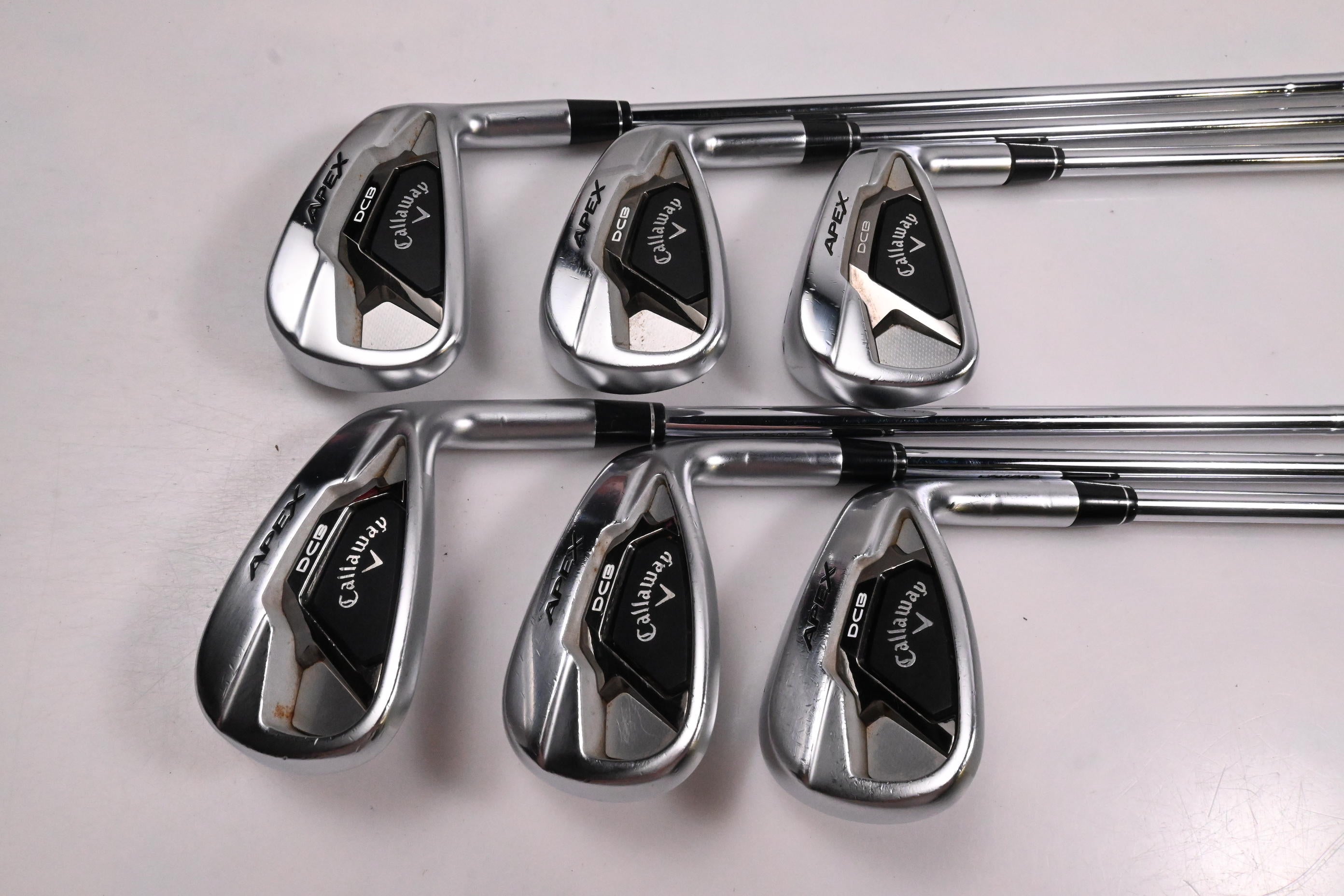 Callaway Apex DCB Irons / 6-PW+GW / Regular Flex Elevate ETS 85 Shafts
