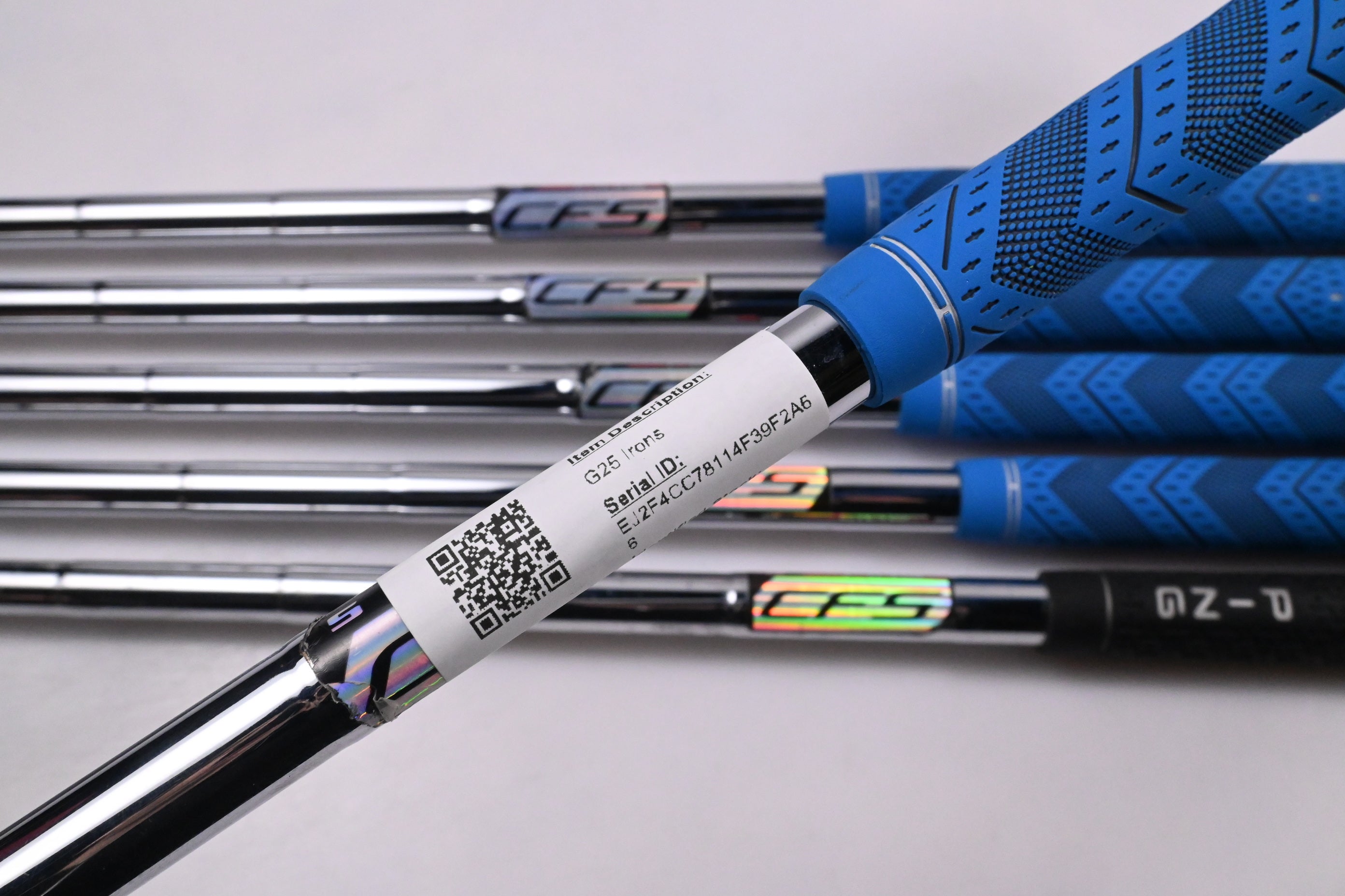 Ping G25 Irons / 5-PW / Green Dot / Stiff Flex Ping CFS Shafts