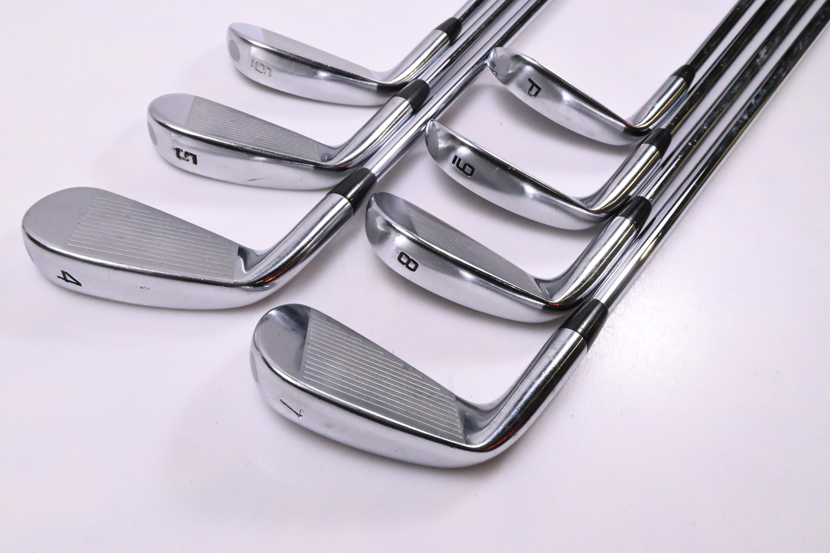 Cobra King Forged CB Silver Irons / 4-PW / Stiff Flex Project X LZ 120 Shafts