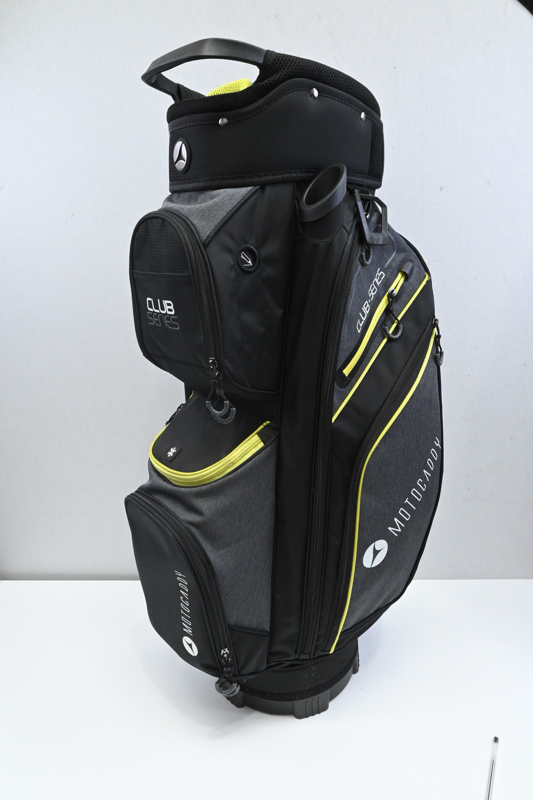 Motocaddy Club Series Cart Bag / 14 -Way Divider / Black, Yellow