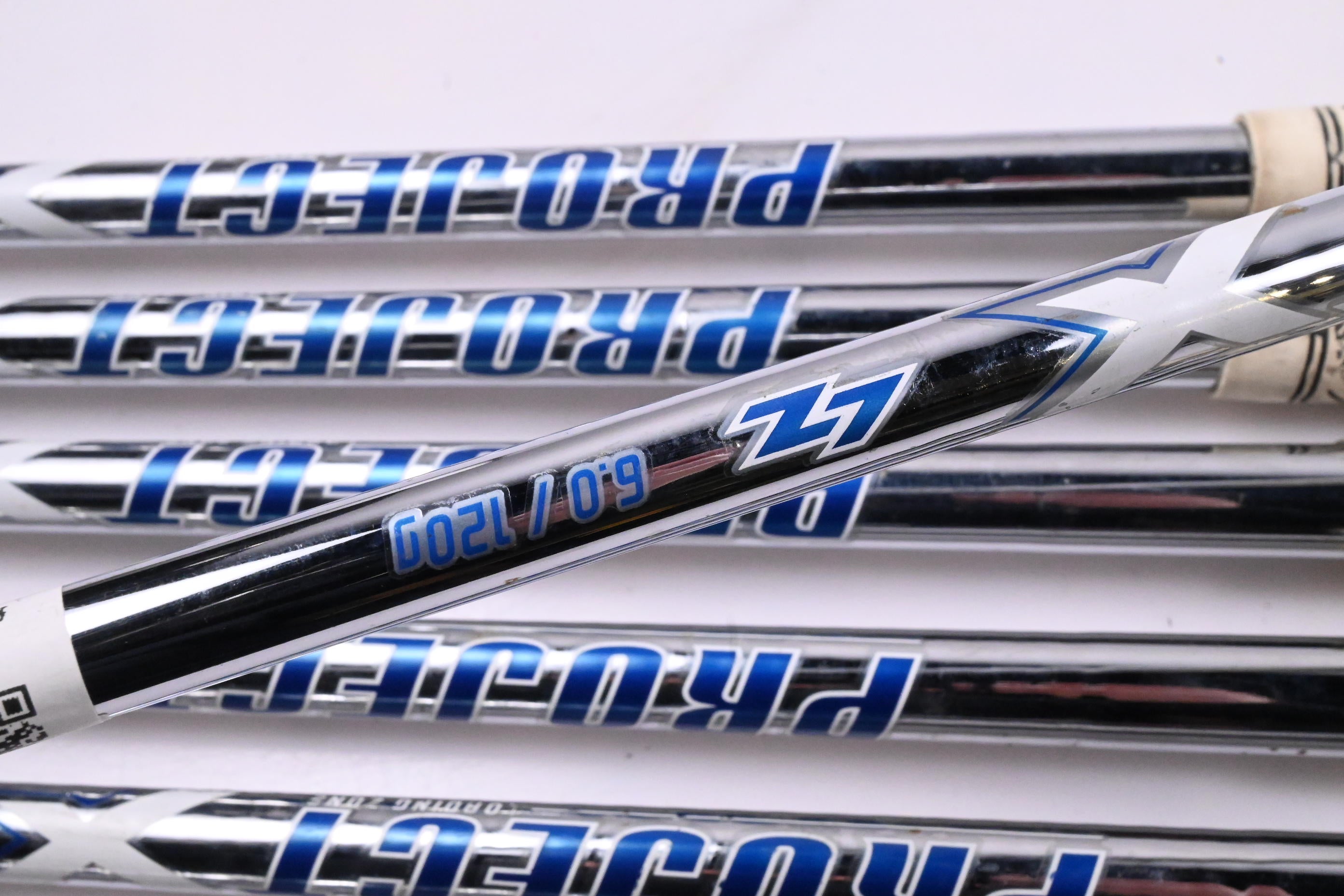 Cobra King Forged CB Silver Irons / 4-PW / Stiff Flex Project X LZ 120 Shafts