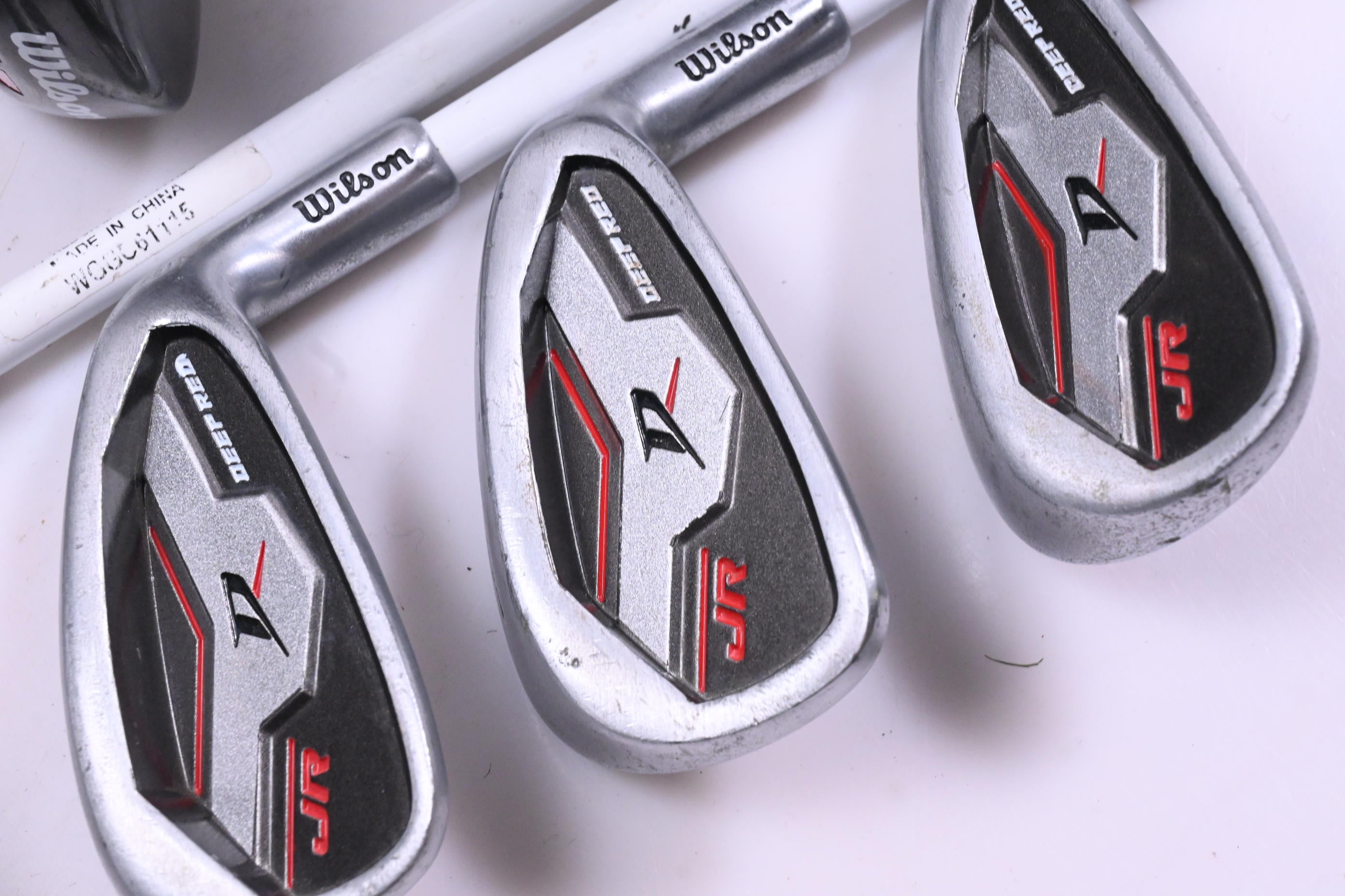 Junior Wilson Deep Red Package Set / Woods, Irons, Putter, Bag