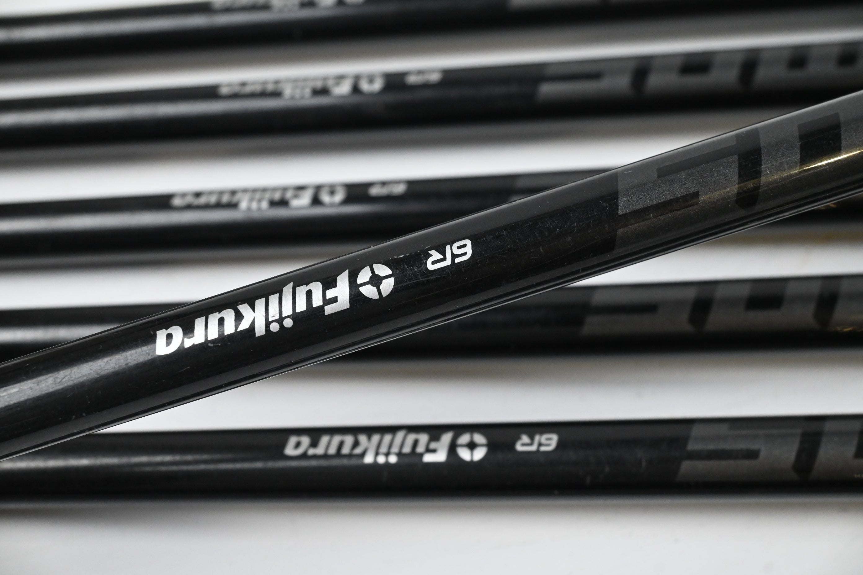 Left hand Cobra King F9 Irons / 6-PW+GW+SW / Regular Flex Atmos 6 Shafts