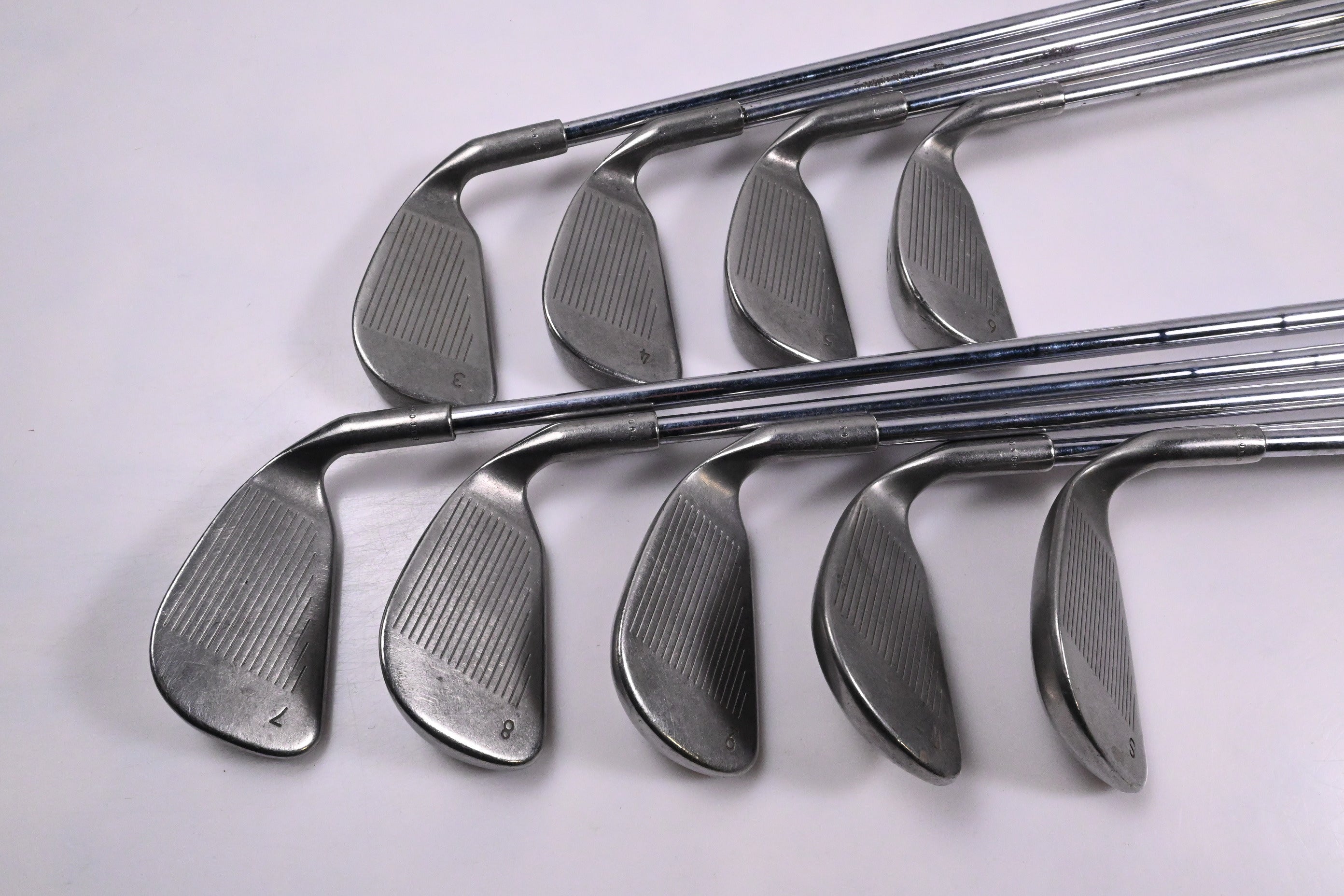 Left Hand Ping Eye 2+ Irons / 3-PW+SW / White Dot / Stiff Flex Ping JZ Shafts