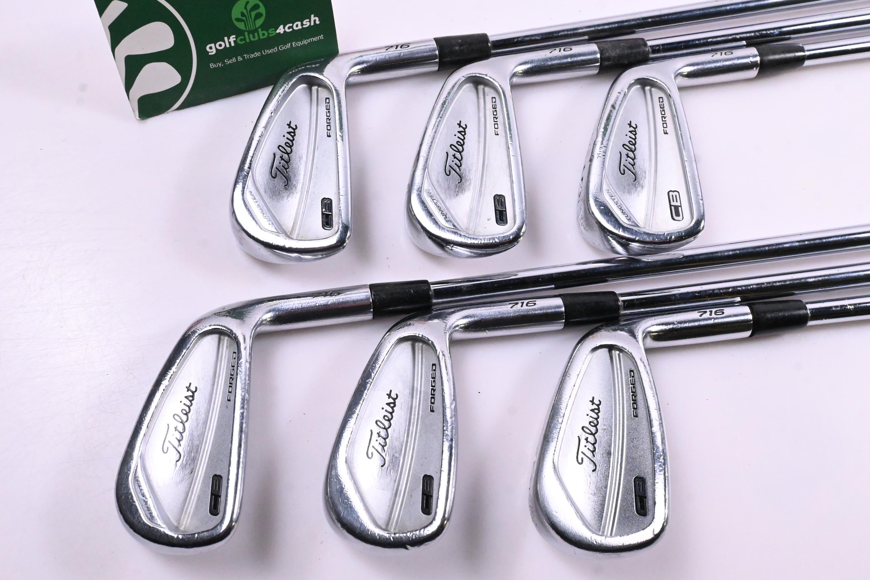 Titleist 716 CB Irons / 4-9i / X-Flex Project X Rifle Shafts