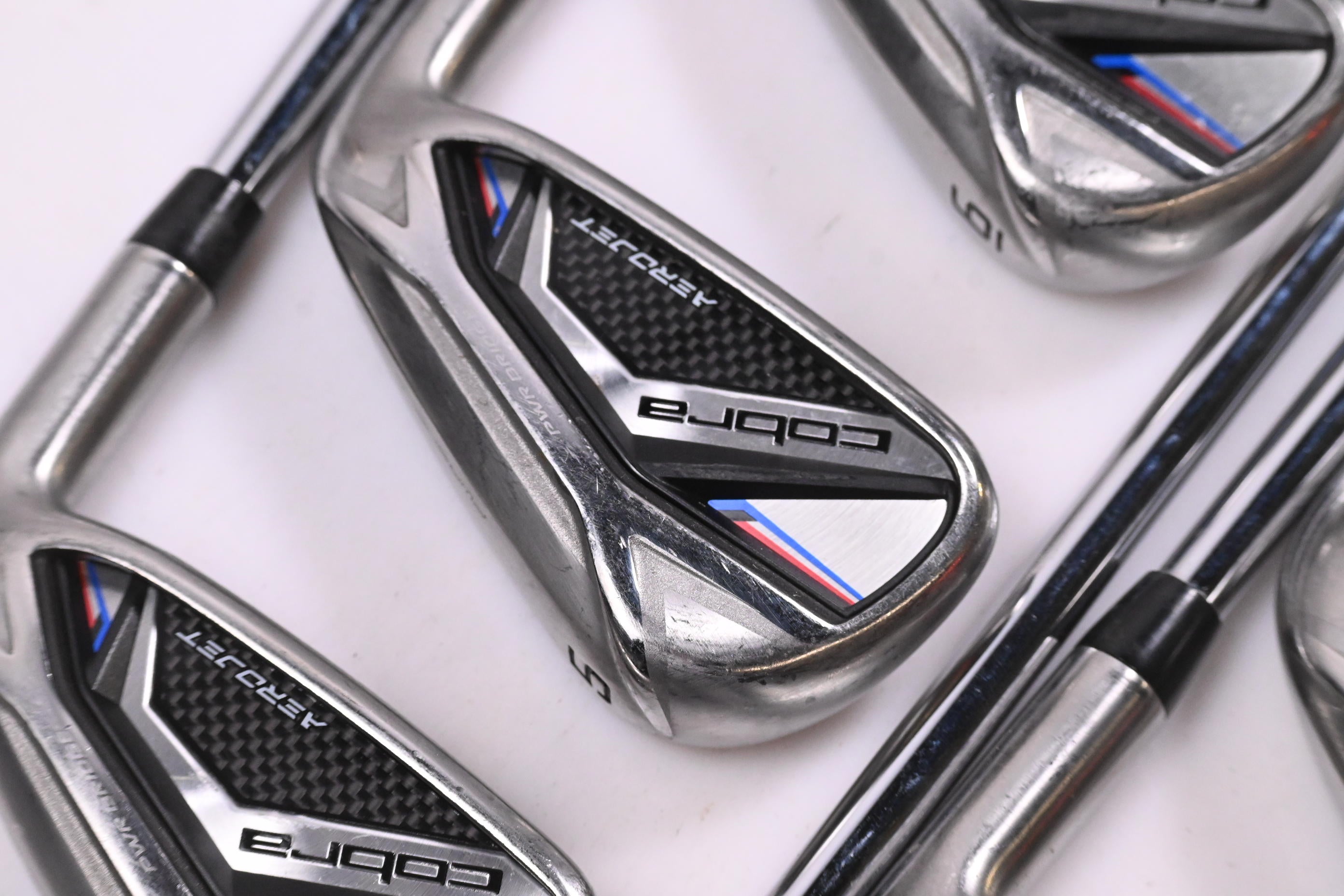 Cobra Aerojet Irons / 4-PW / Regular Flex KBS Tour Lite Shafts