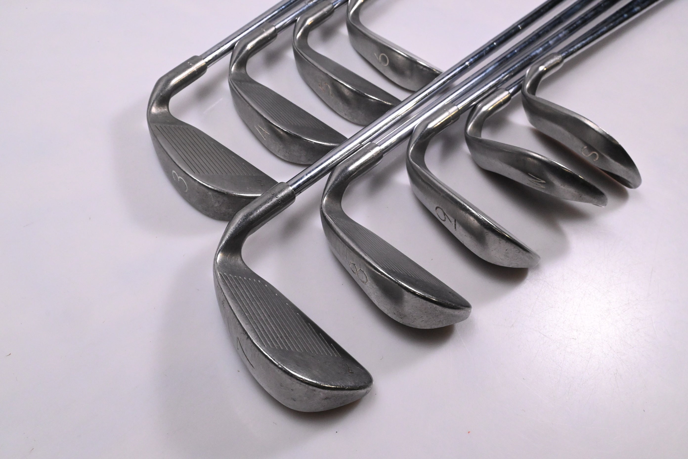 Left Hand Ping Eye 2+ Irons / 3-PW+SW / White Dot / Stiff Flex Ping JZ Shafts