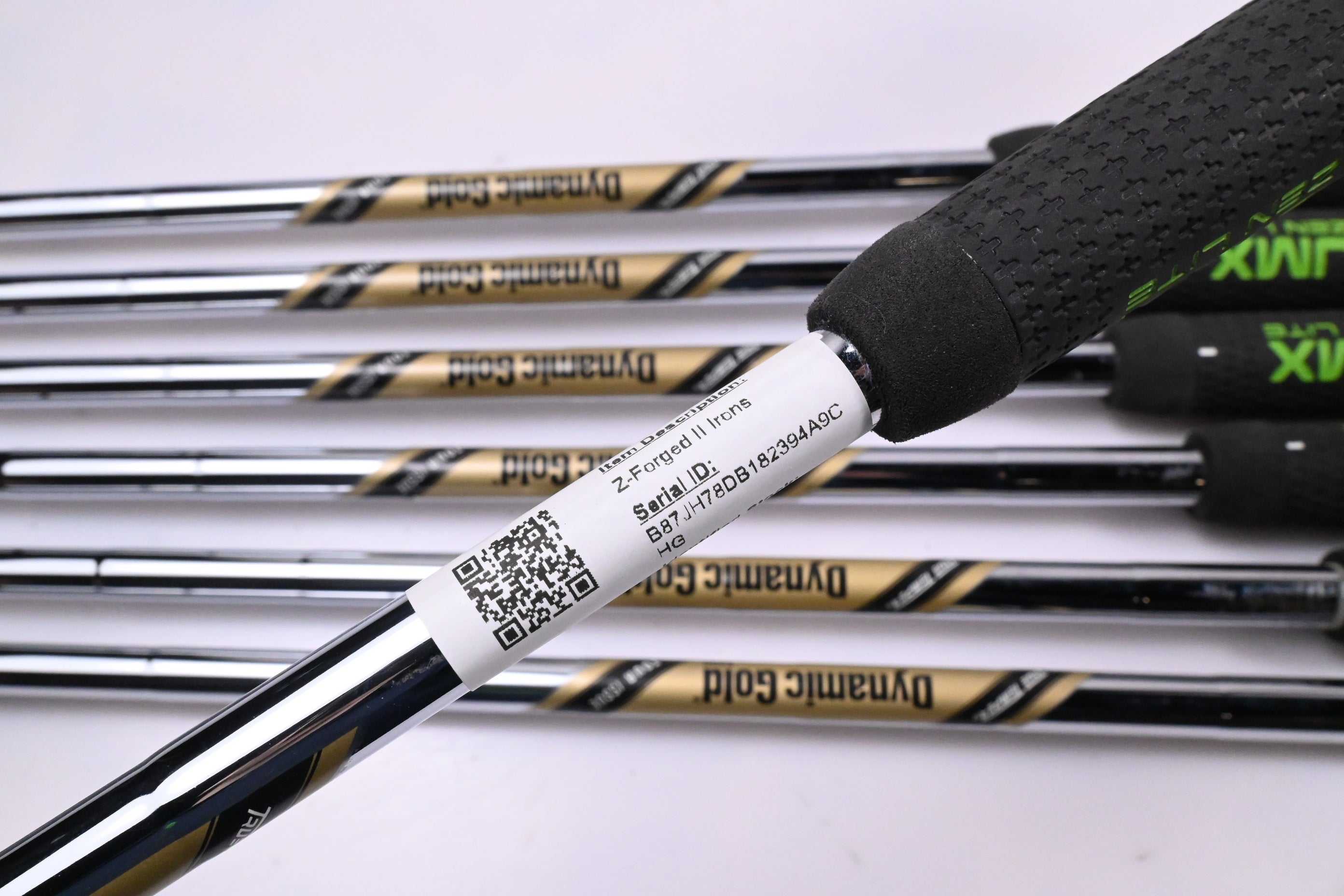 Srixon Z-Forged II Irons / 4-PW / Stiff Flex Dynamic Gold S400 Shafts