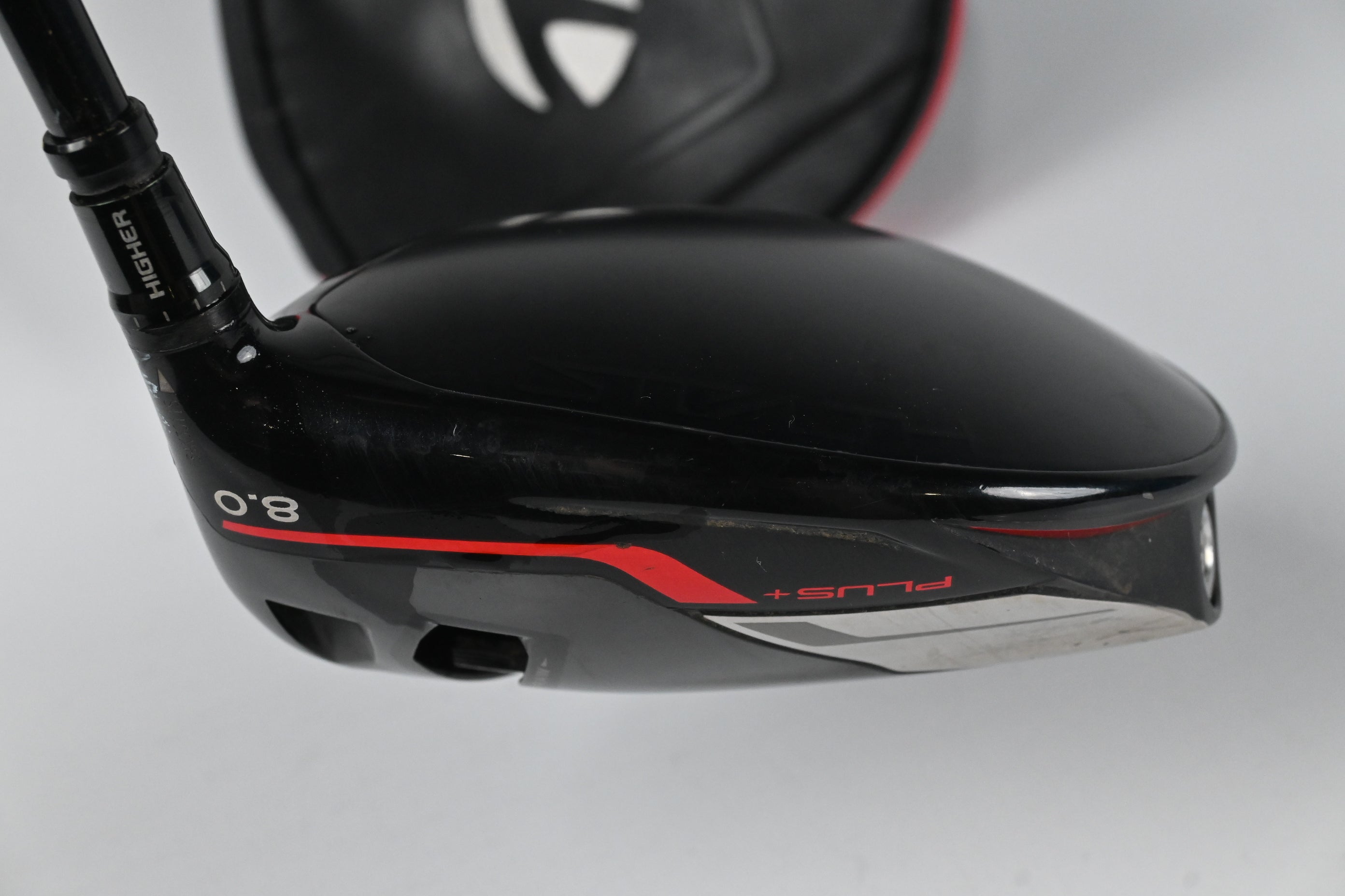 Taylormade Stealth Plus Driver / 8 Degree / X-Flex HZRDUS Smoke Red RDX 60 Shaft