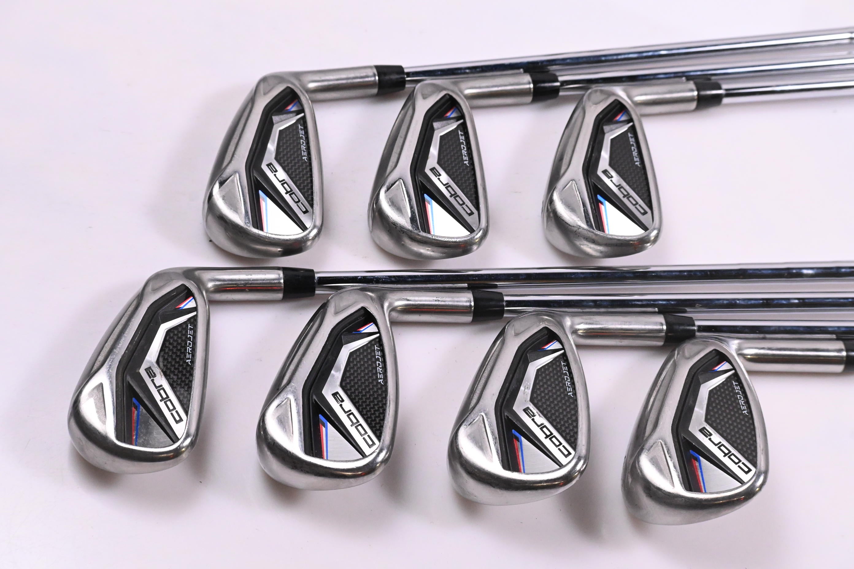Cobra Aerojet Irons / 4-PW / Regular Flex KBS Tour Lite Shafts