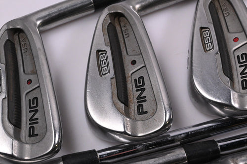Ping S58 Irons / 4-PW / Red Dot / Stiff Flex Steel Shafts