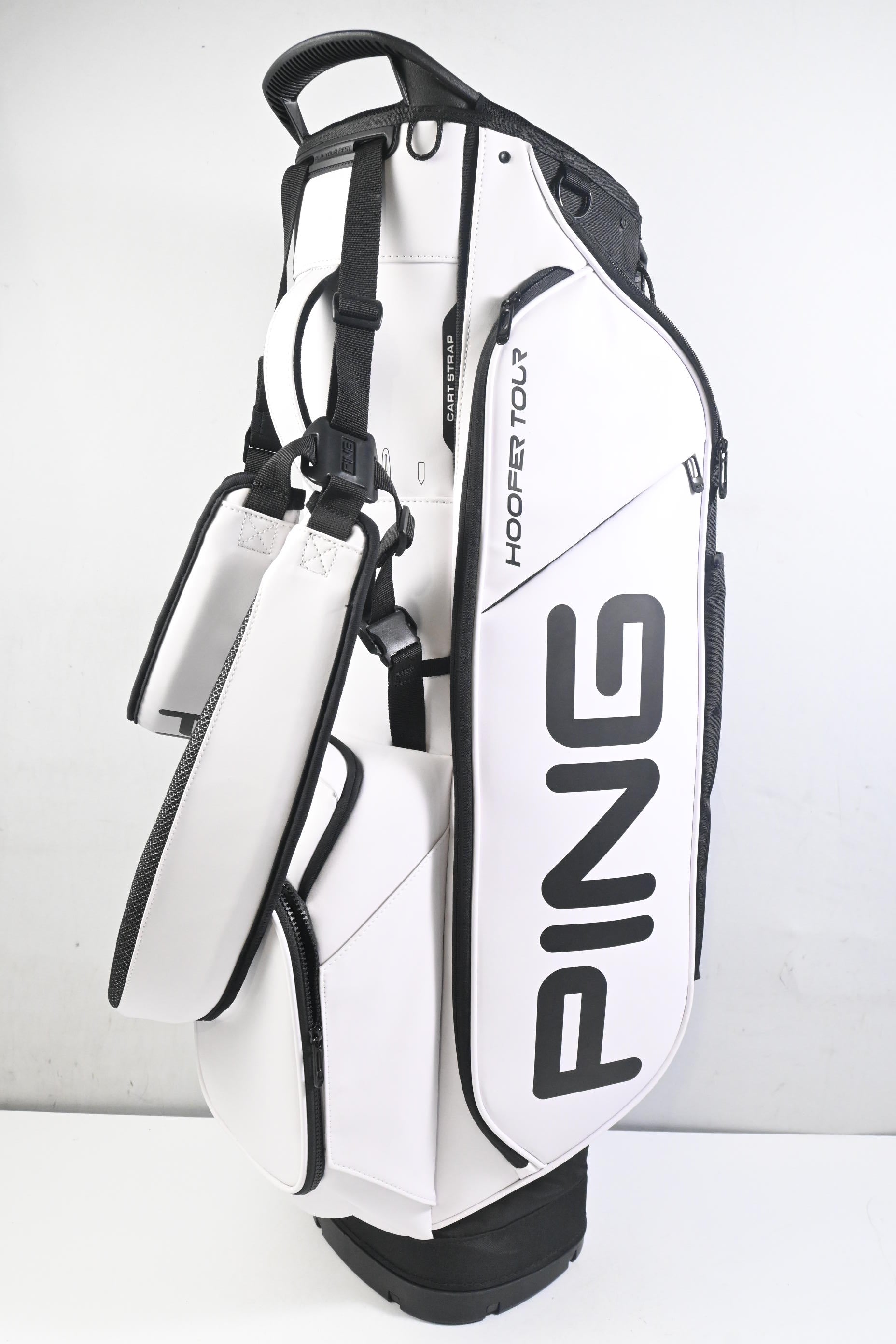 Ping Hoofer Tour Stand Bag / 5-Way Divider / White, Black