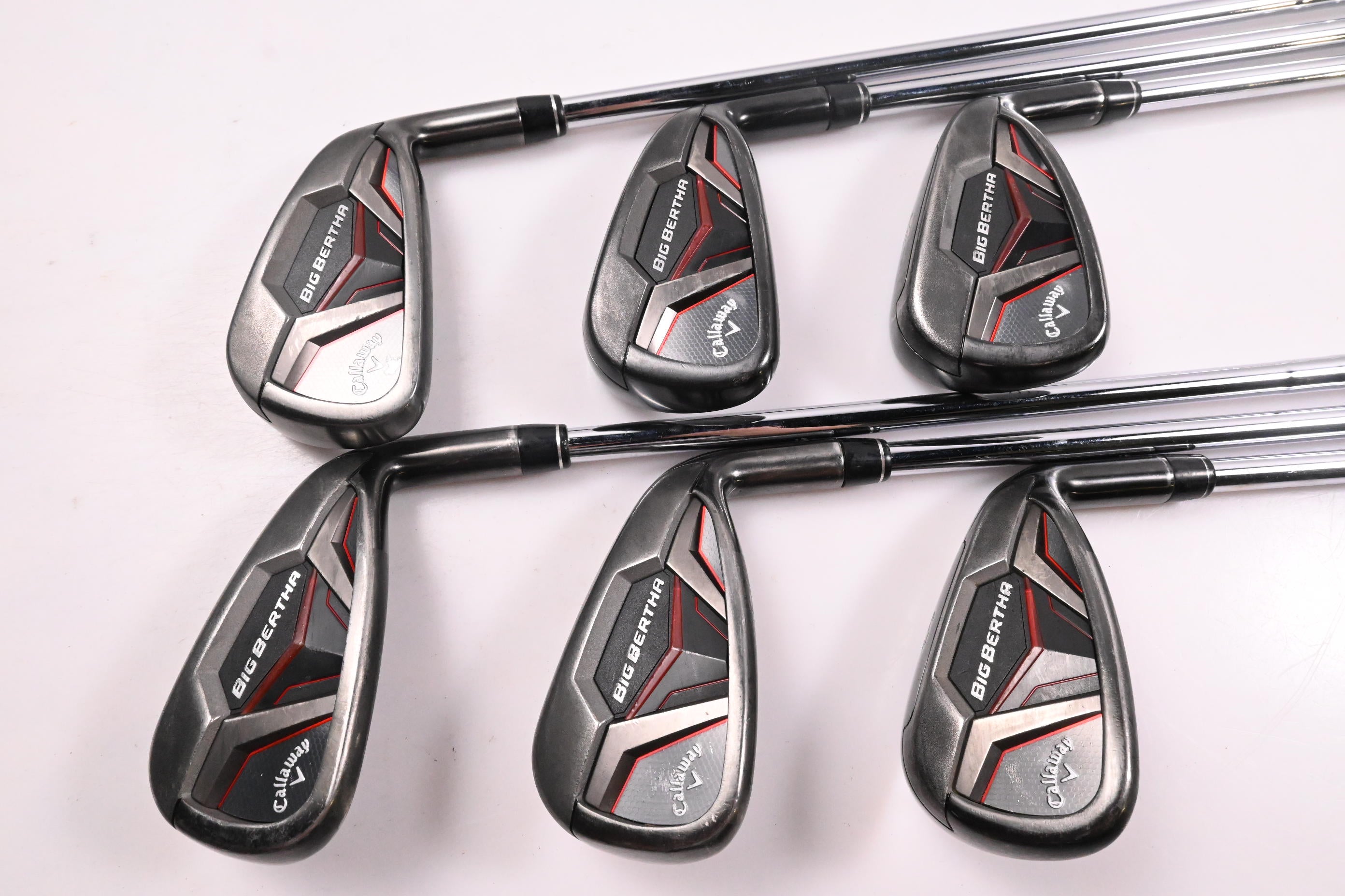 Callaway Big Bertha CF19 Irons / 6-PW+SW / Regular Flex KBS MAX 90 Shafts