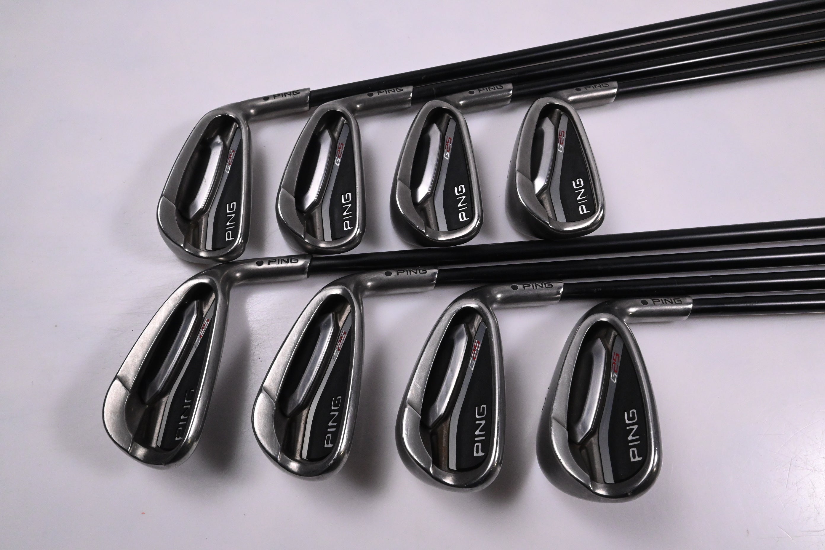 Ping G25 Irons / 4-PW+SW / Brown Dot / Regular Flex Ping TFC 189 Shafts