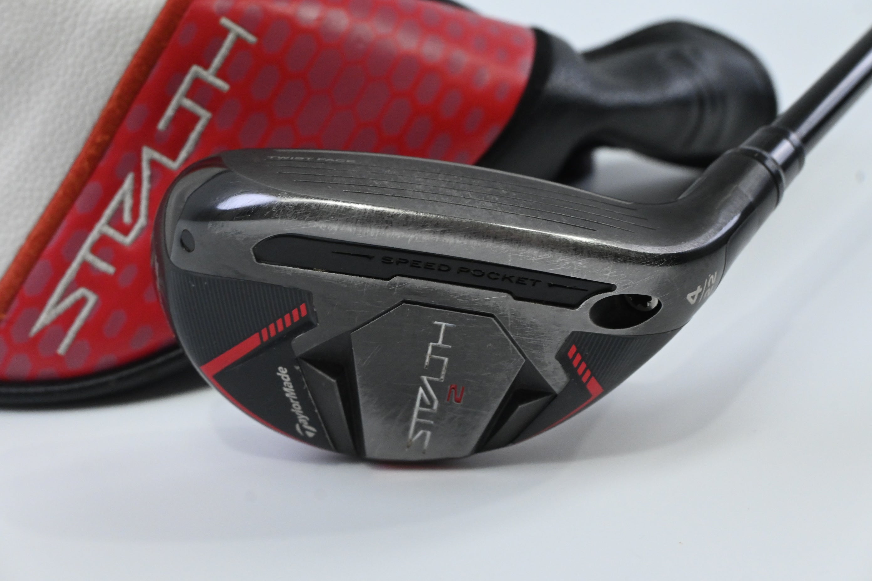 Taylormade Stealth 2 #4 Hybrid / 22 Degree / Stiff Flex HZRDUS Gen4 Black 80