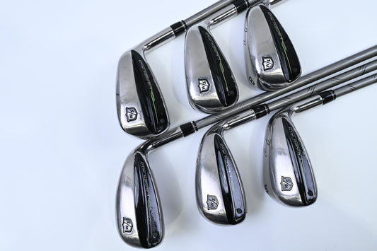 Ladies Wilson Launch Pad 2022 Irons / 6-PW+SW / Ladies Flex Evenflow 50 Shafts