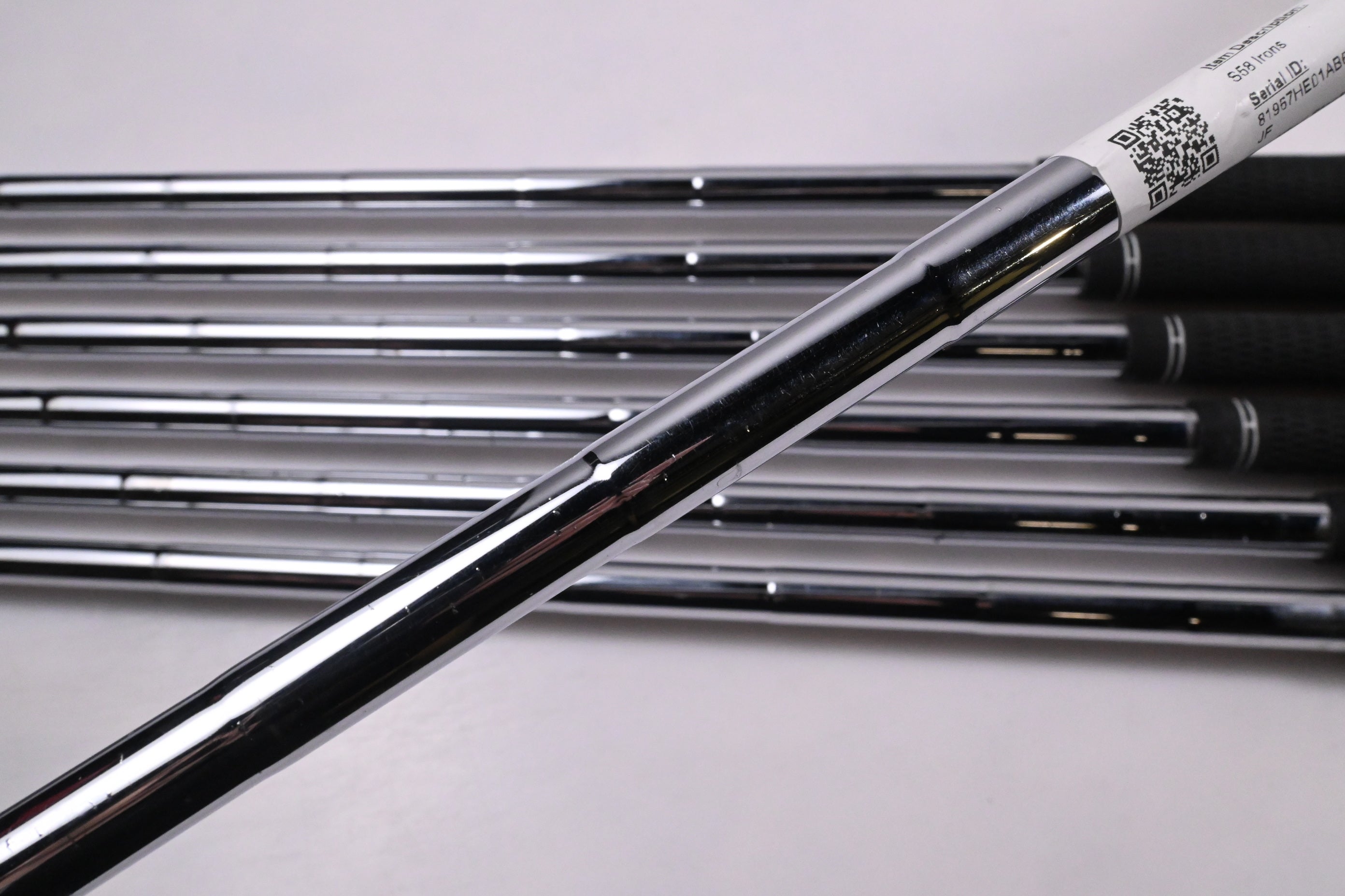 Ping S58 Irons / 4-PW / Red Dot / Stiff Flex Steel Shafts