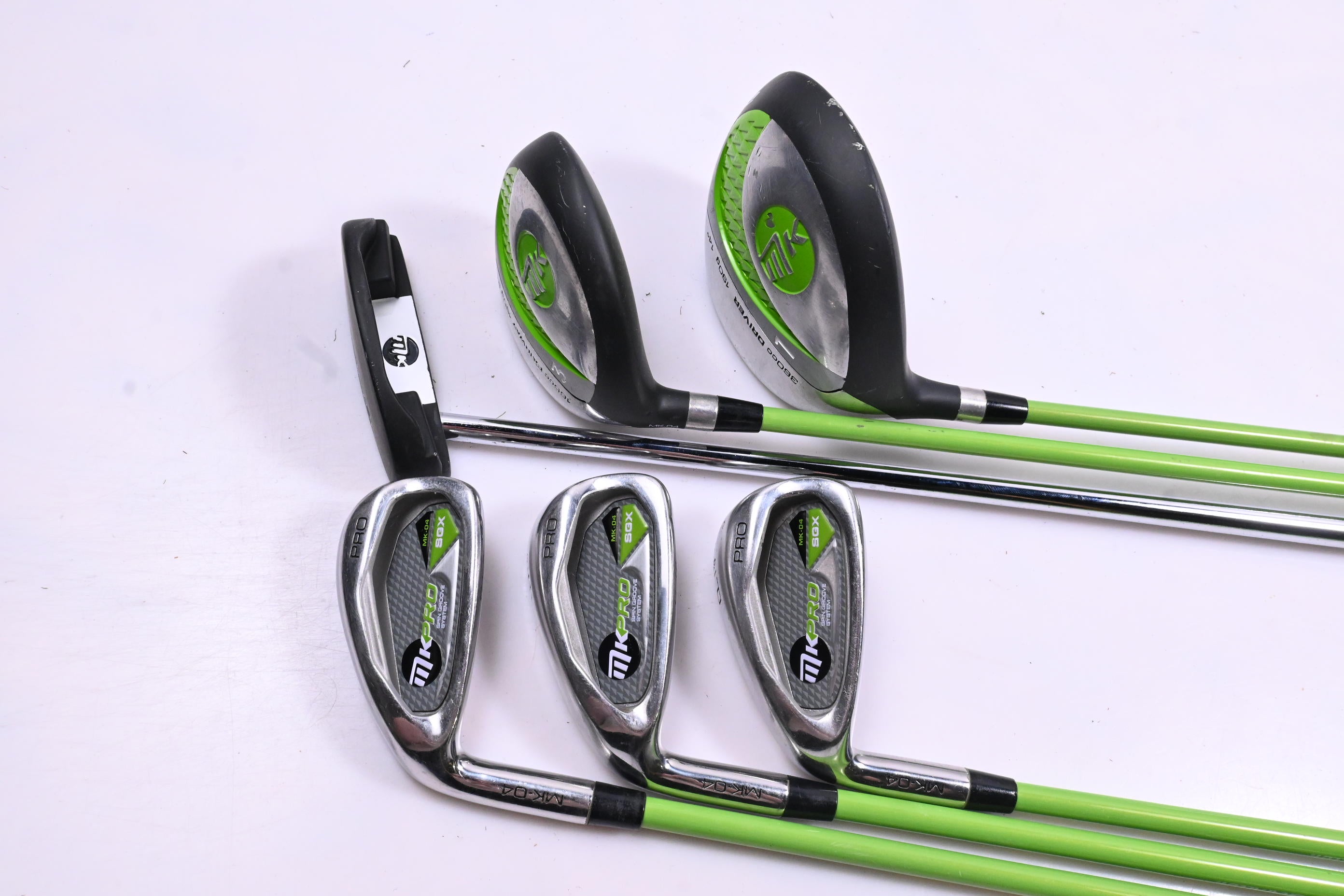 Left Hand Masters Kids SGX Package Set / Woods, Irons, Putter, Bag