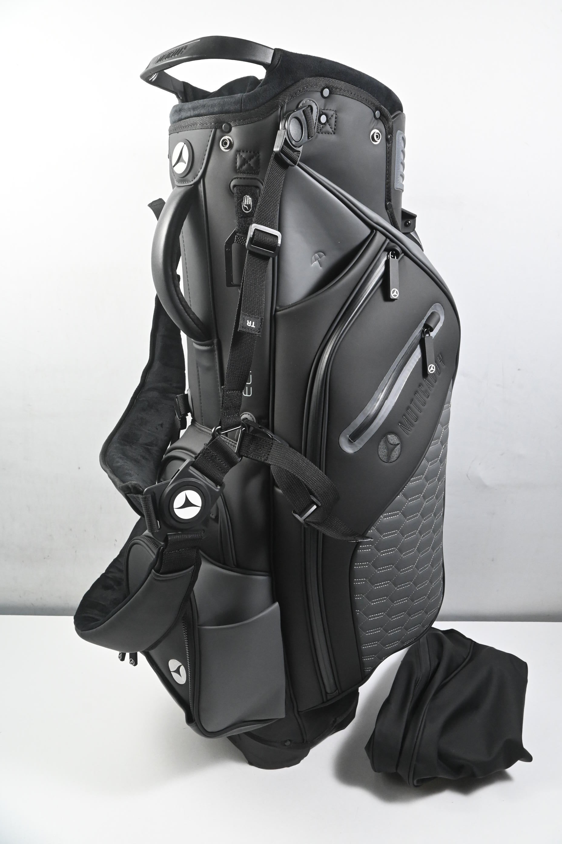 Motocaddy Elite Flex Stand Bag / 14-Way Divider / Black, Grey