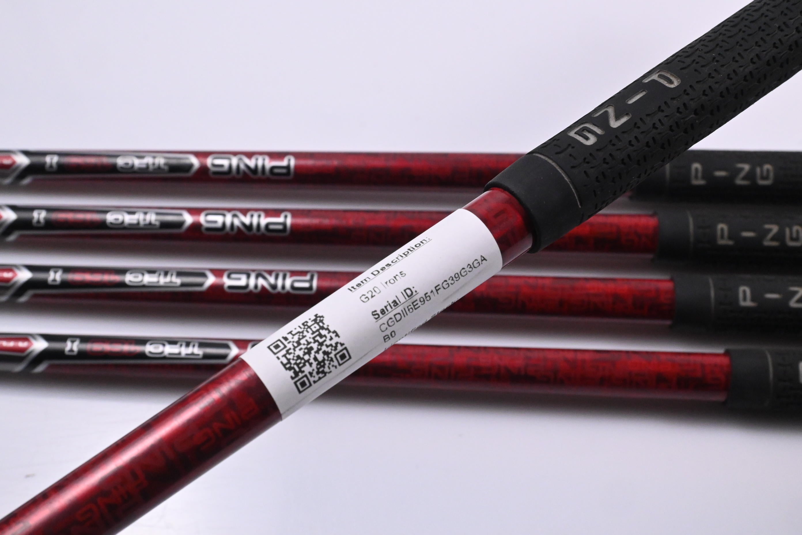 Ping G20 Irons / 7-PW+SW / Green Dot / Regular Flex Ping TFC 169 I Shafts