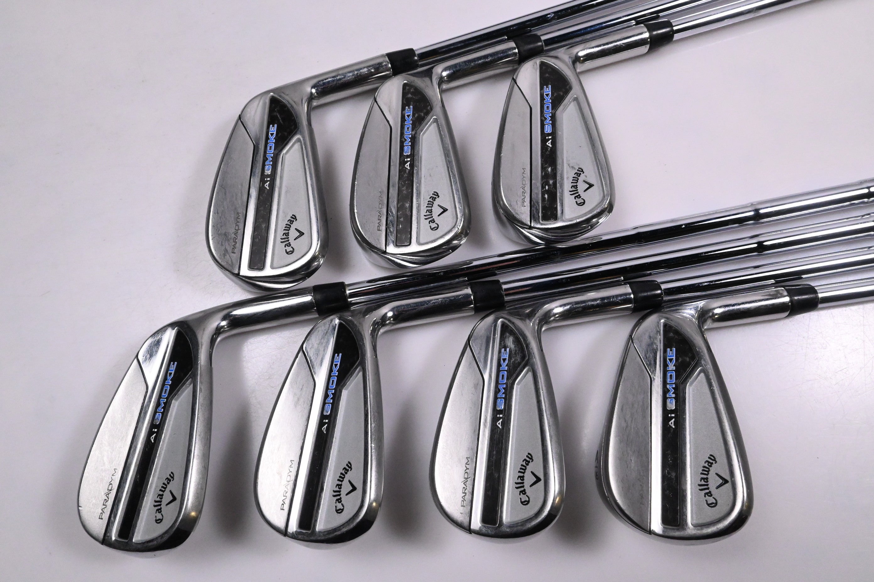 Callaway Paradym Ai Smoke Irons / 5-PW+GW / Stiff Flex Dynamic Gold Mid 115 S300