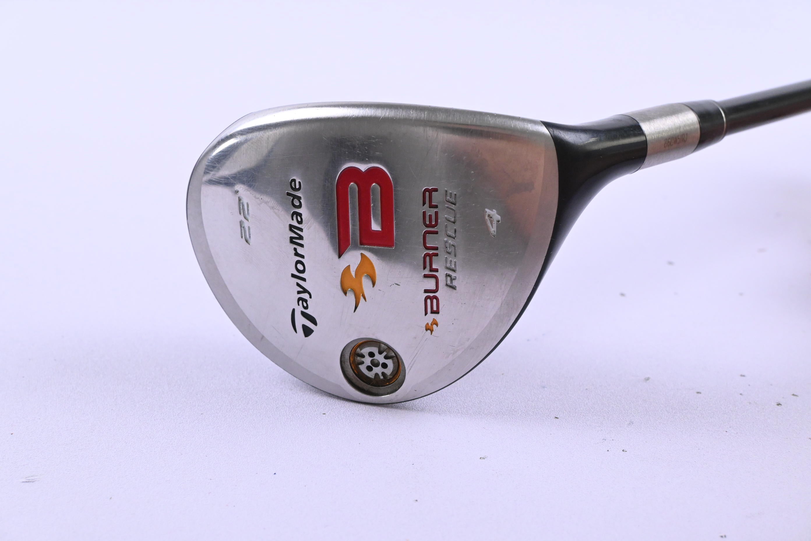 Taylormade Burner 2008 #4 Hybrid / 22 Degree / Stiff Flex REAX 60 Shaft