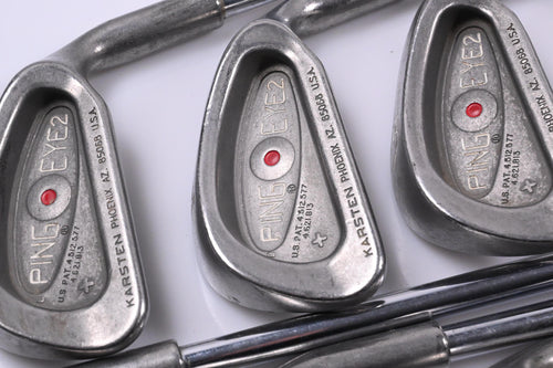 Ping Eye 2+ Irons / 3-PW+SW / Red Dot / Stiff Flex Ping Karsten JZ Red Shafts