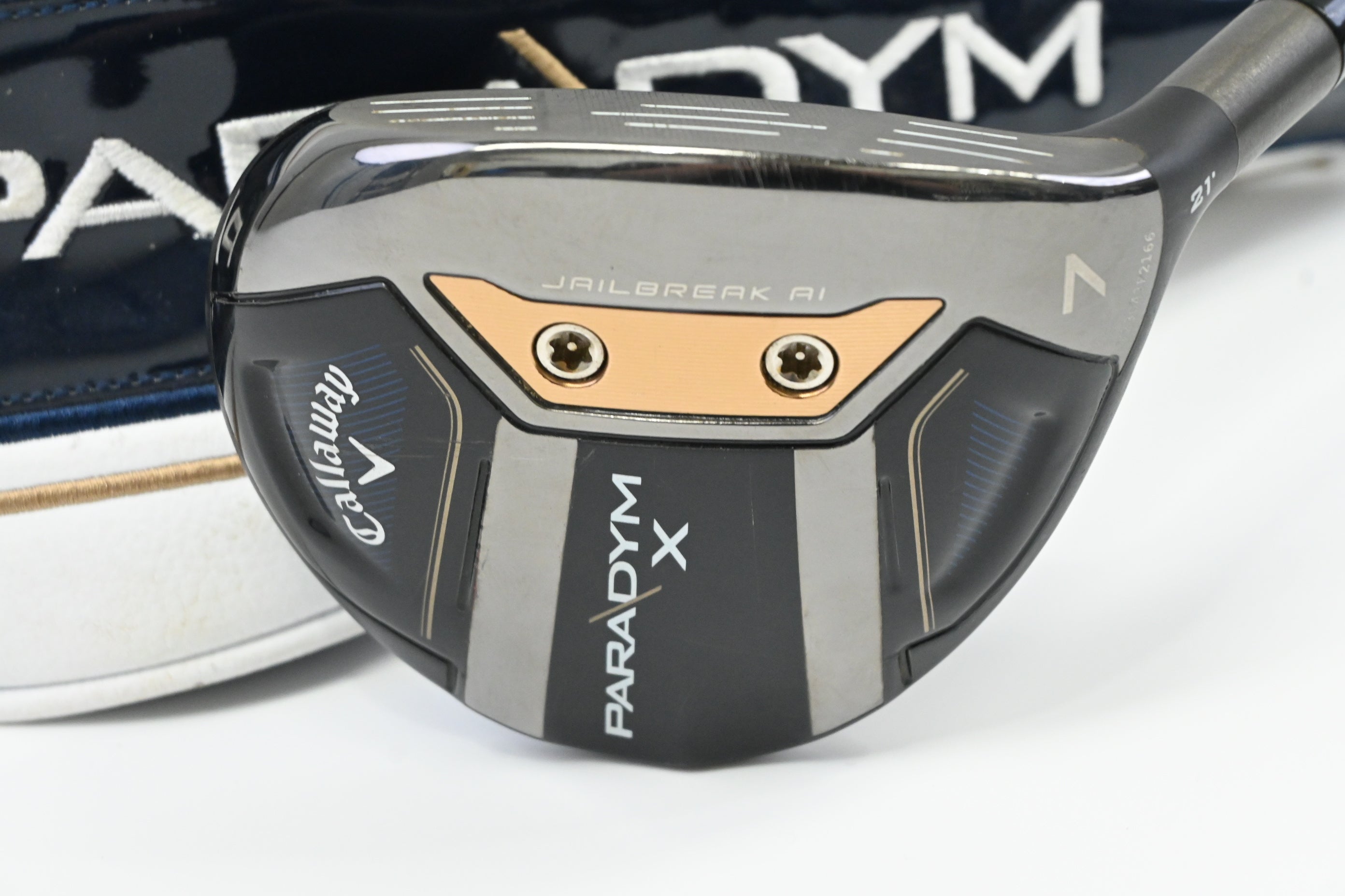 Ladies Callaway Paradym X #7 Wood / 21 Degree / Ladies Flex Aldila Ascent 40