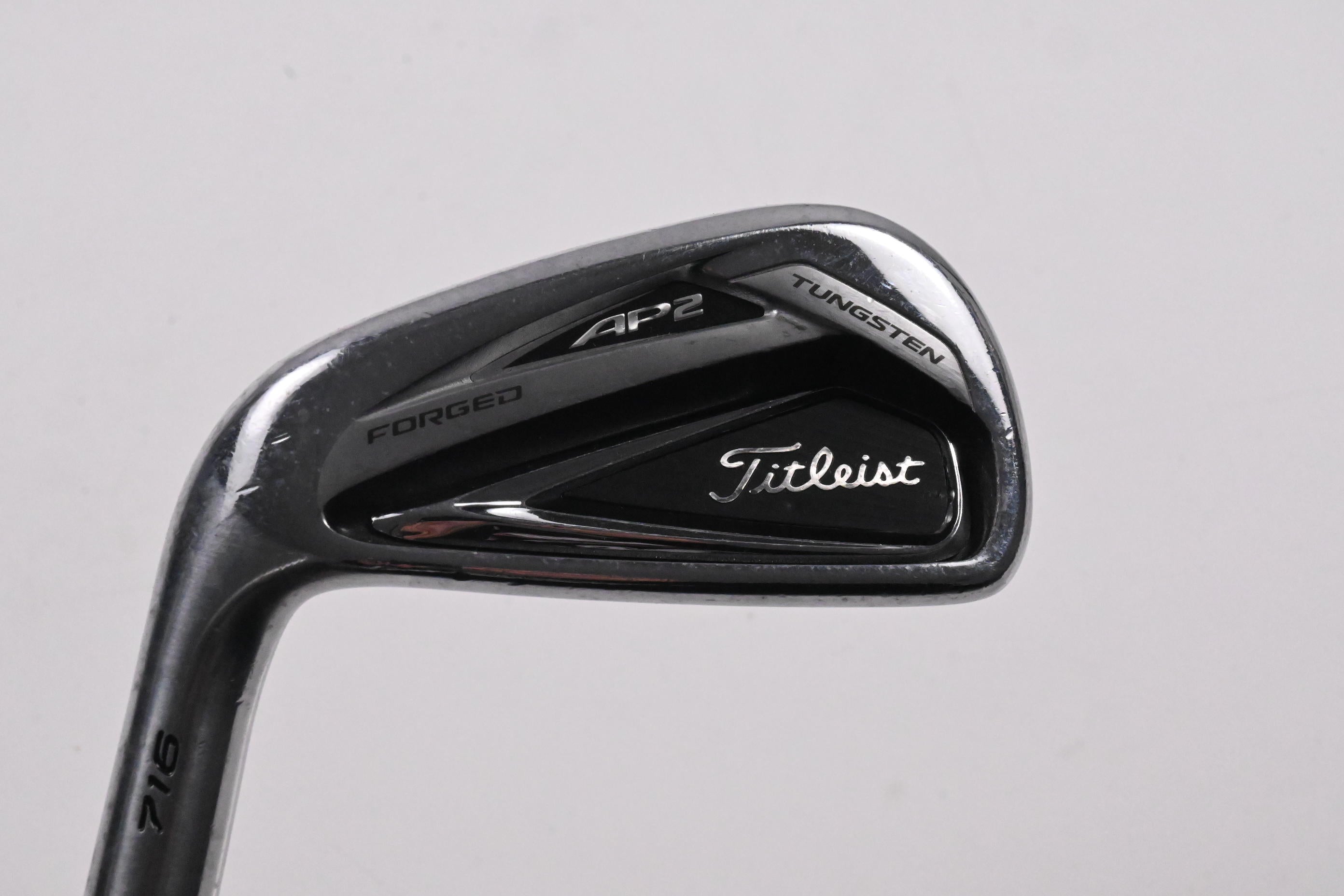 Left Hand Titleist 716 AP2 #7 Iron / 34 Degree / Stiff Flex AMT S300 Shaft