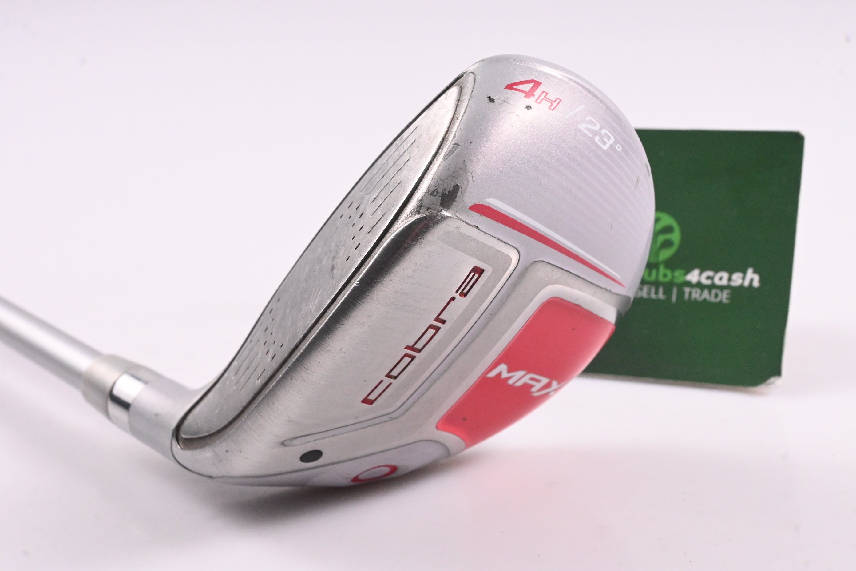 Ladies Left Hand Cobra Max #4 Hybrid / 23 Degree / Ladies Flex Matrix White Tie X4