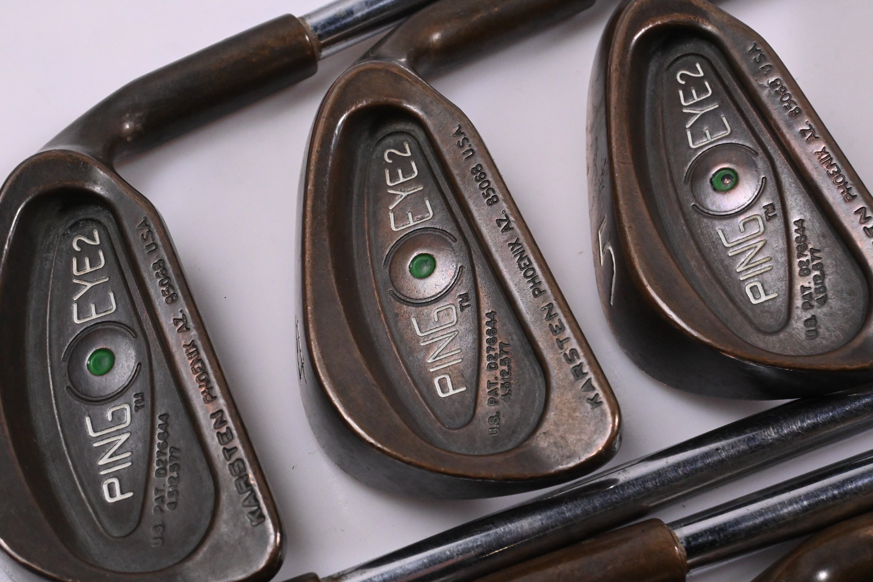 Ping Eye 2 BeCu Irons / 3-PW+SW / Green Dot / Regular Flex Ping ZZ-Lite Shafts