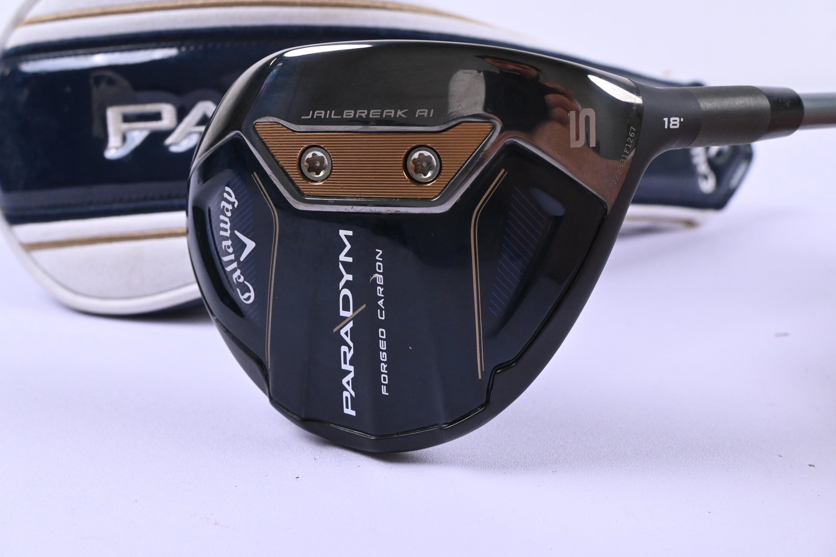 Callaway Paradym #5 Wood / 18 Degree / Regular Flex HZRDUS Gen4 Silver Shaft