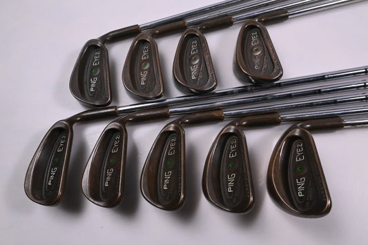 Ping Eye 2 BeCu Irons / 3-PW+SW / Green Dot / Regular Flex Ping ZZ-Lite Shafts