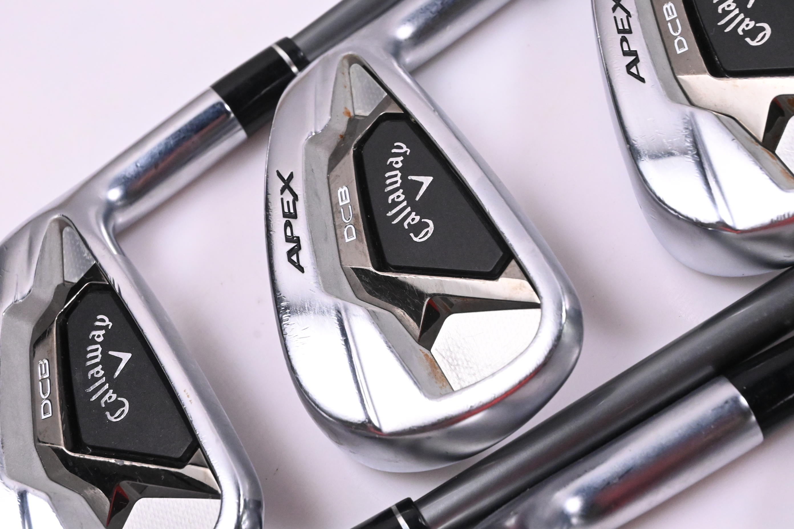 Callaway Apex DCB Irons / 5-PW / Regular Flex HZRDUS GEN4 Silver 65 Shafts