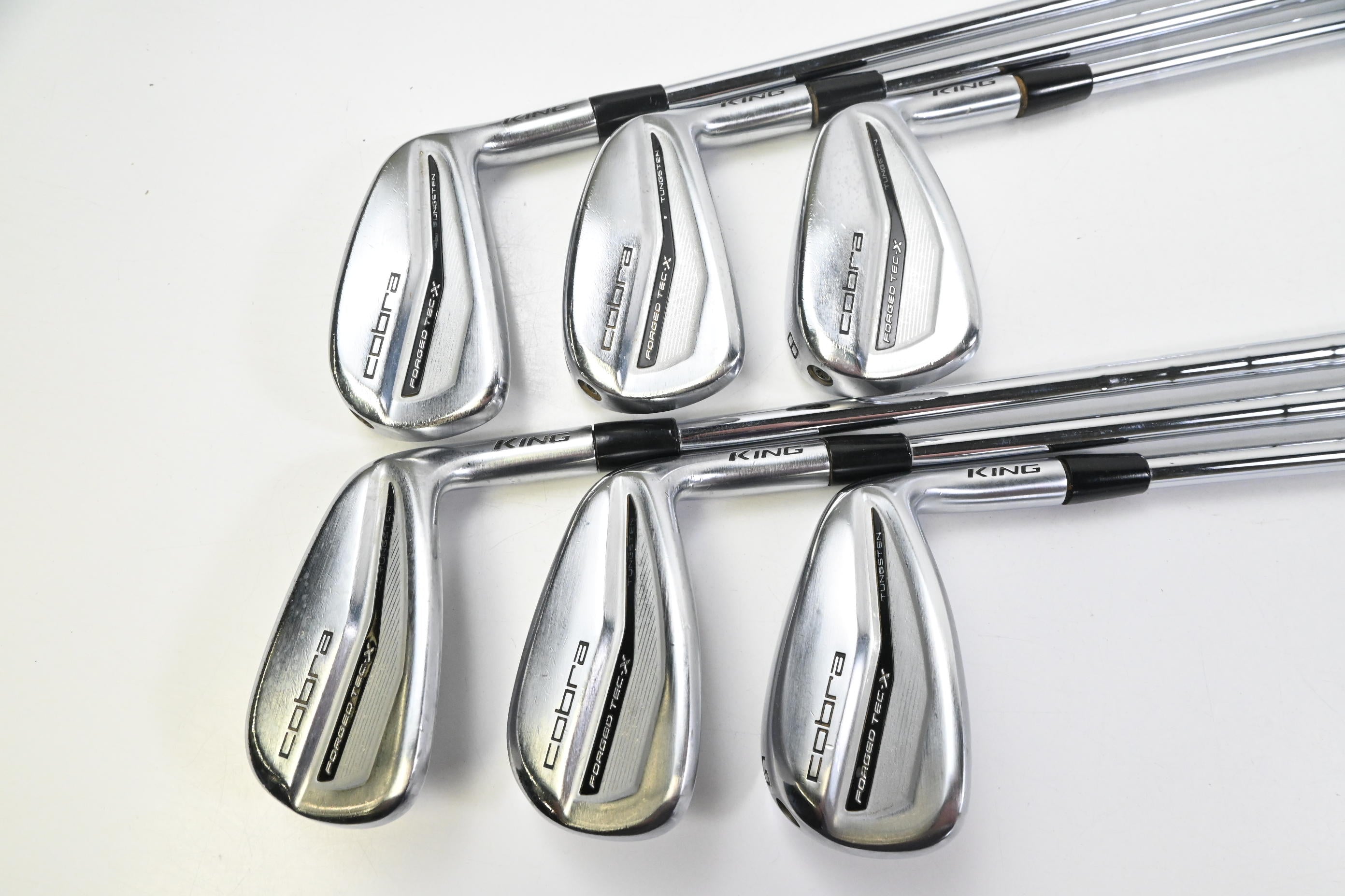 Cobra Forged Tec X 2022 Irons / 6-PW+GW / Stiff Flex KBS Tour 90 Shafts